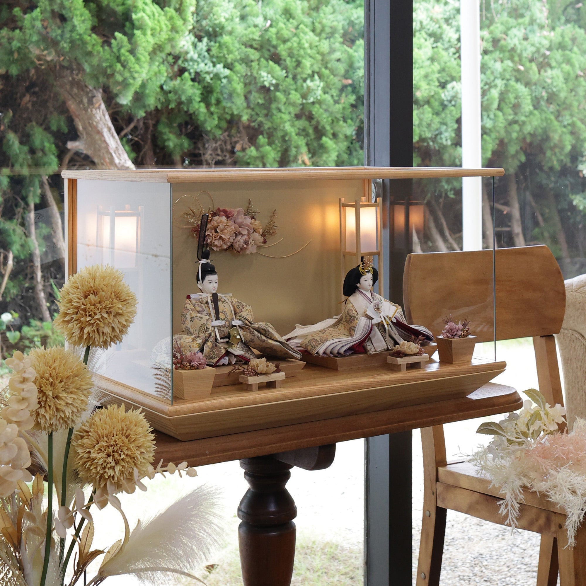 雛人形 ケース飾り