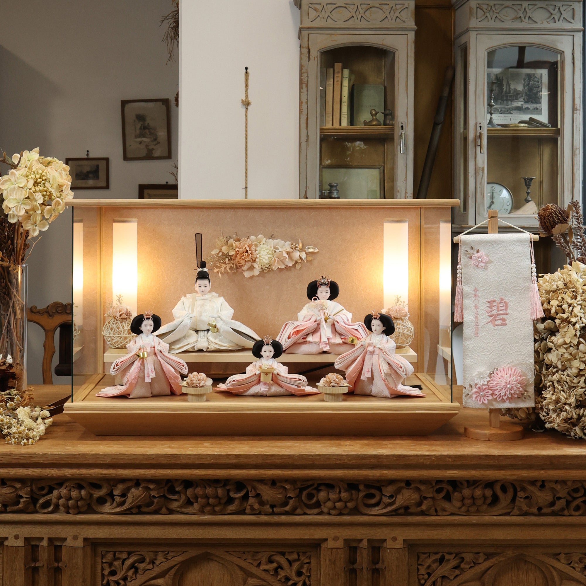 Sweet ｜26雛人形ケース飾り