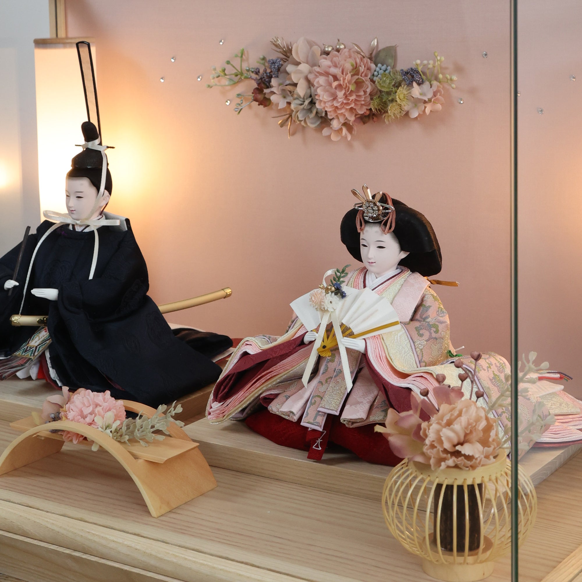 祈ドールの雛人形｜藍華｜ケース飾り ｜雛人形（ひなにんぎょう）の祈