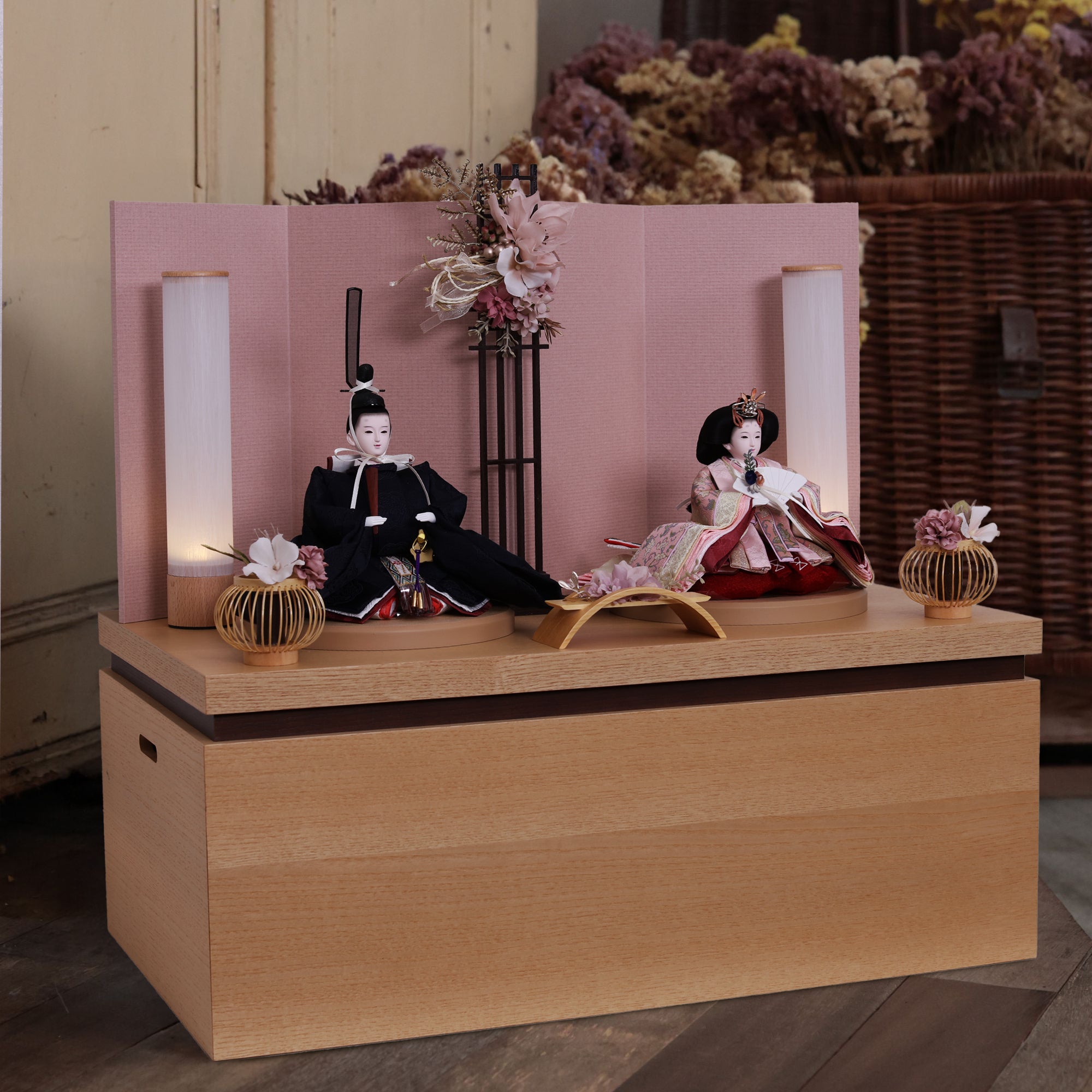 雛人形 収納飾り 雛人形 収納飾り