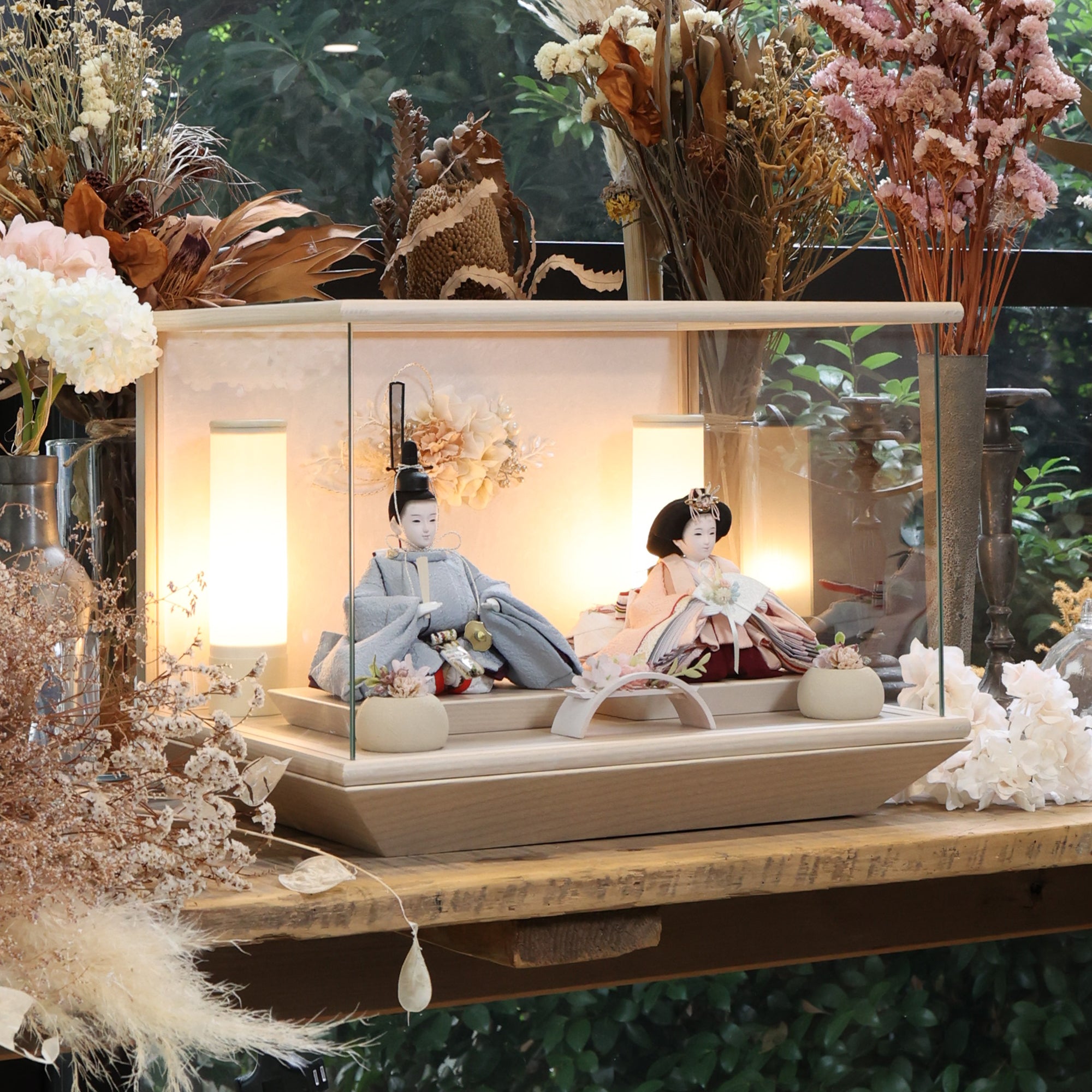 あおい　aoi｜26雛人形ケース飾り