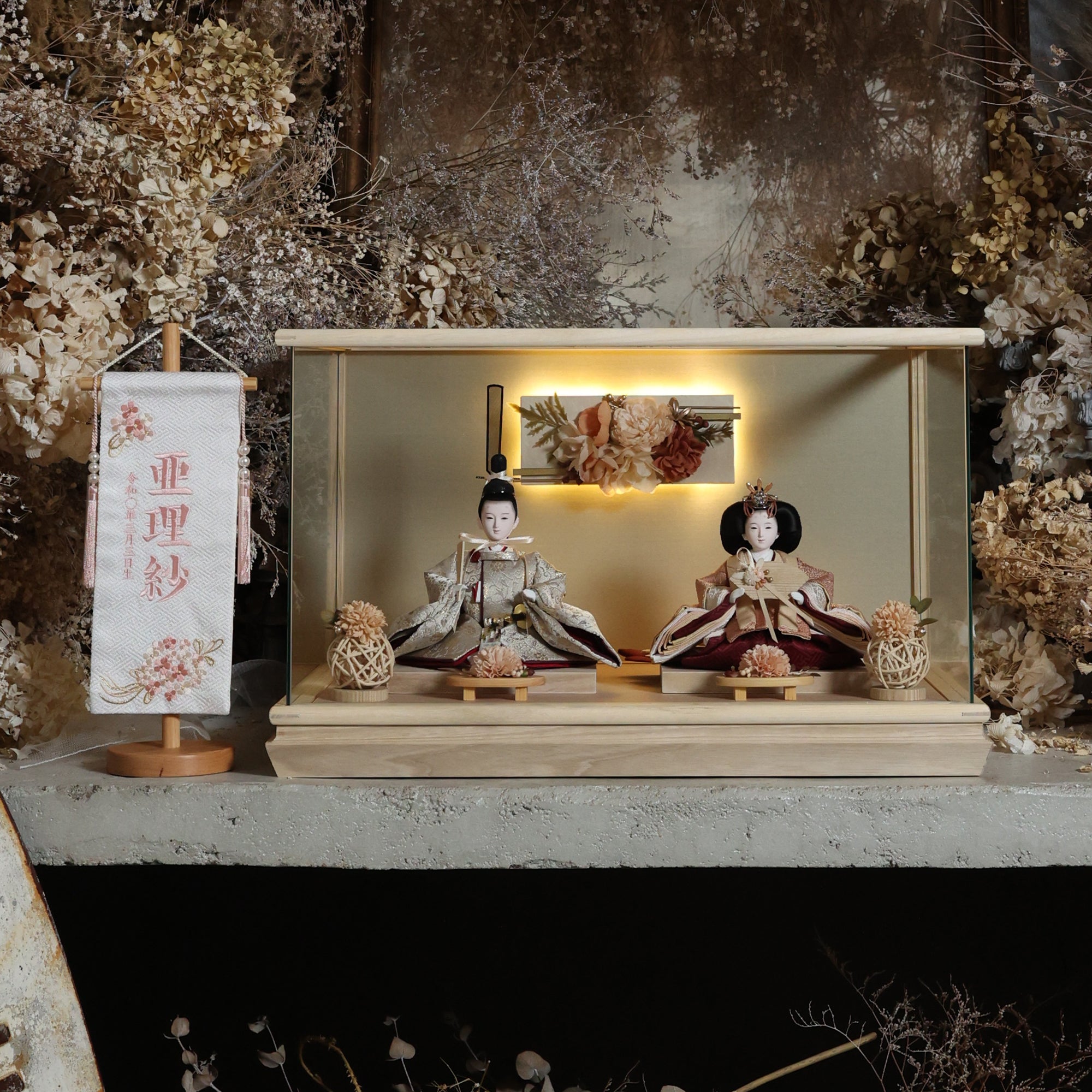 采音　ayane｜26雛人形ケース飾り