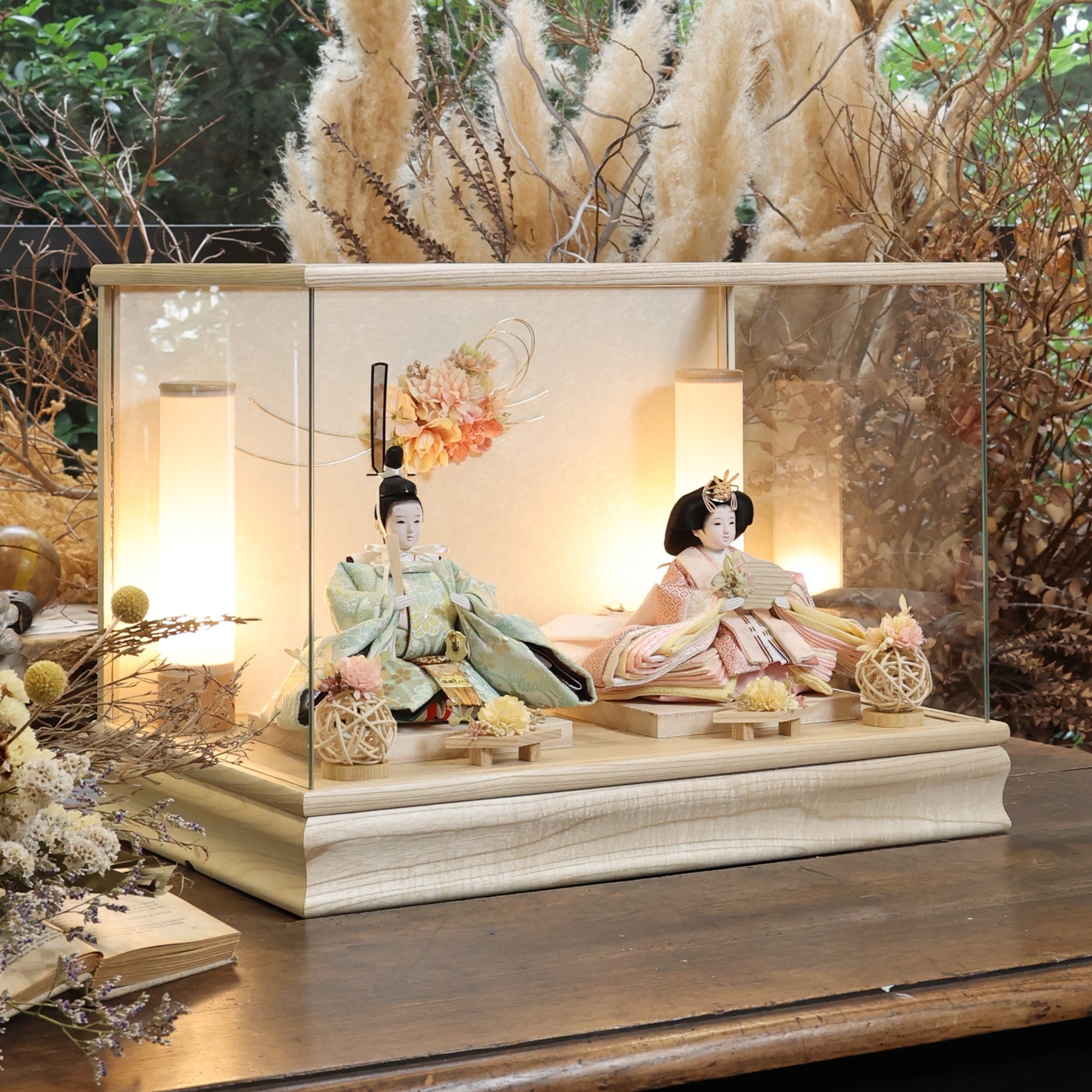 彩咲　ayasa｜26雛人形ケース飾り