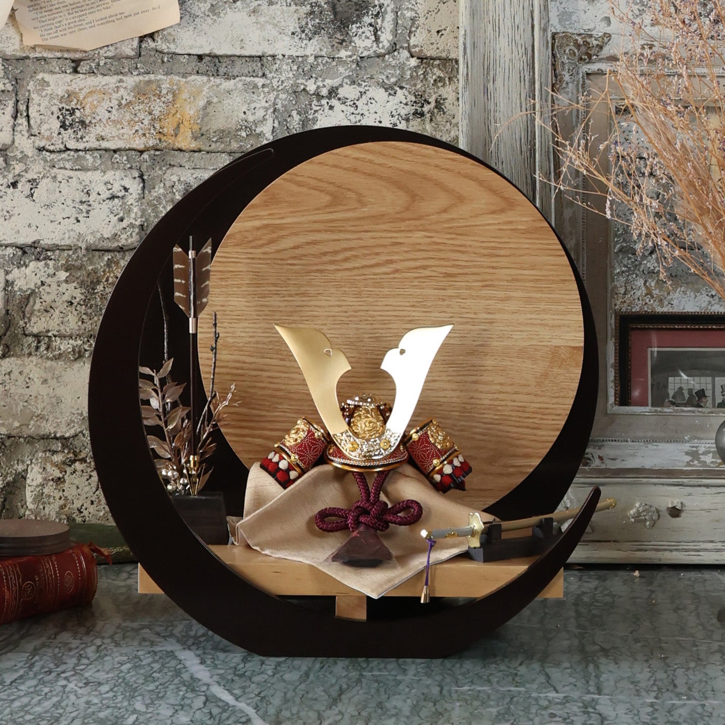 焔斗　ento｜26祈兜　三日月台飾り