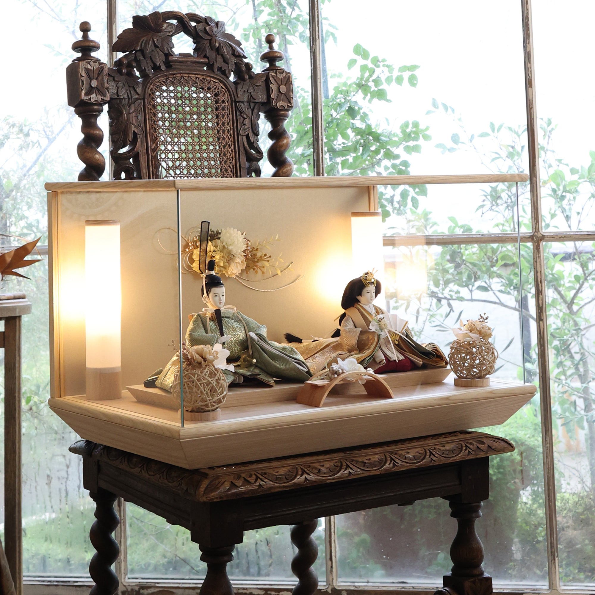 雛人形 ケース飾り