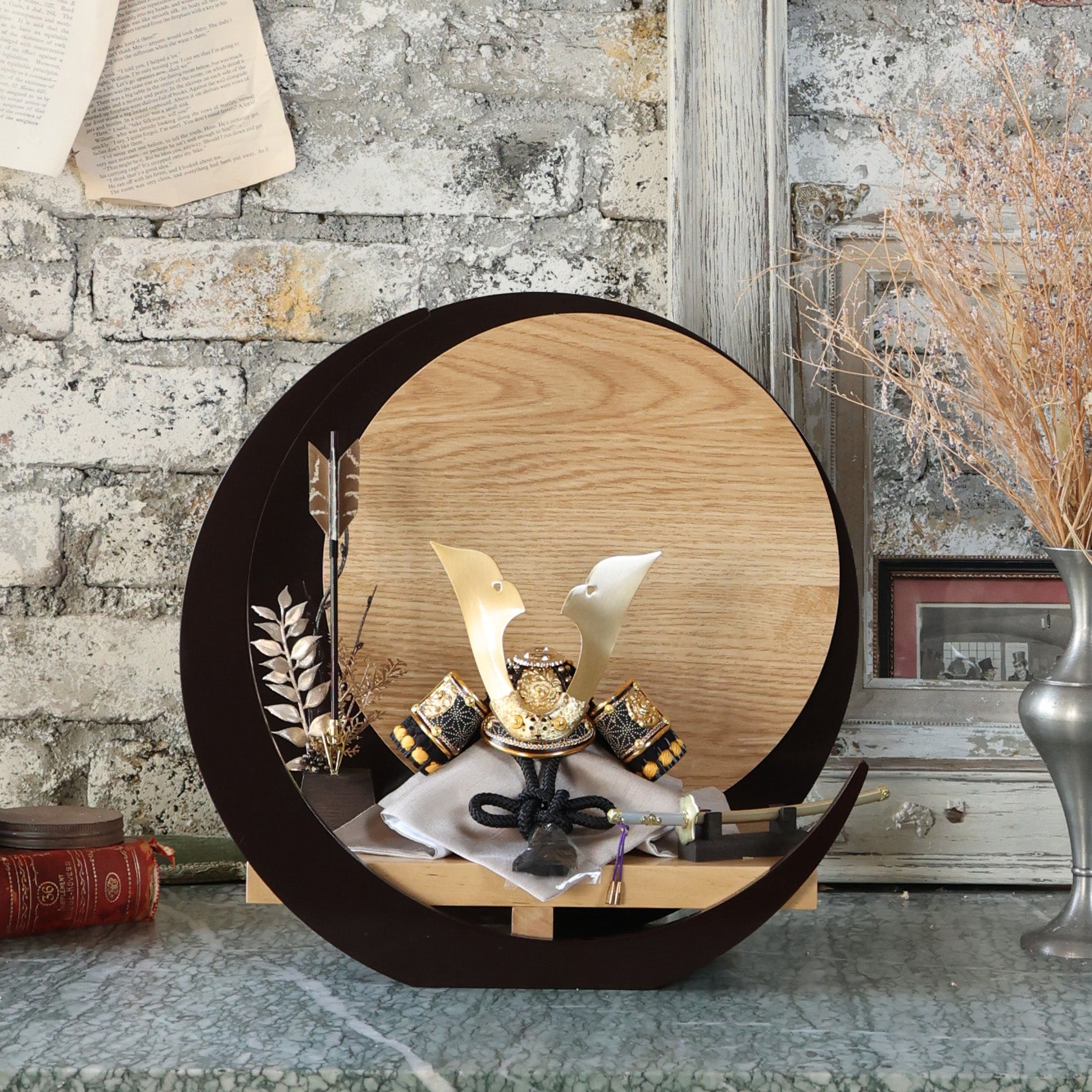 玄士　genshi｜26祈兜　三日月台飾り