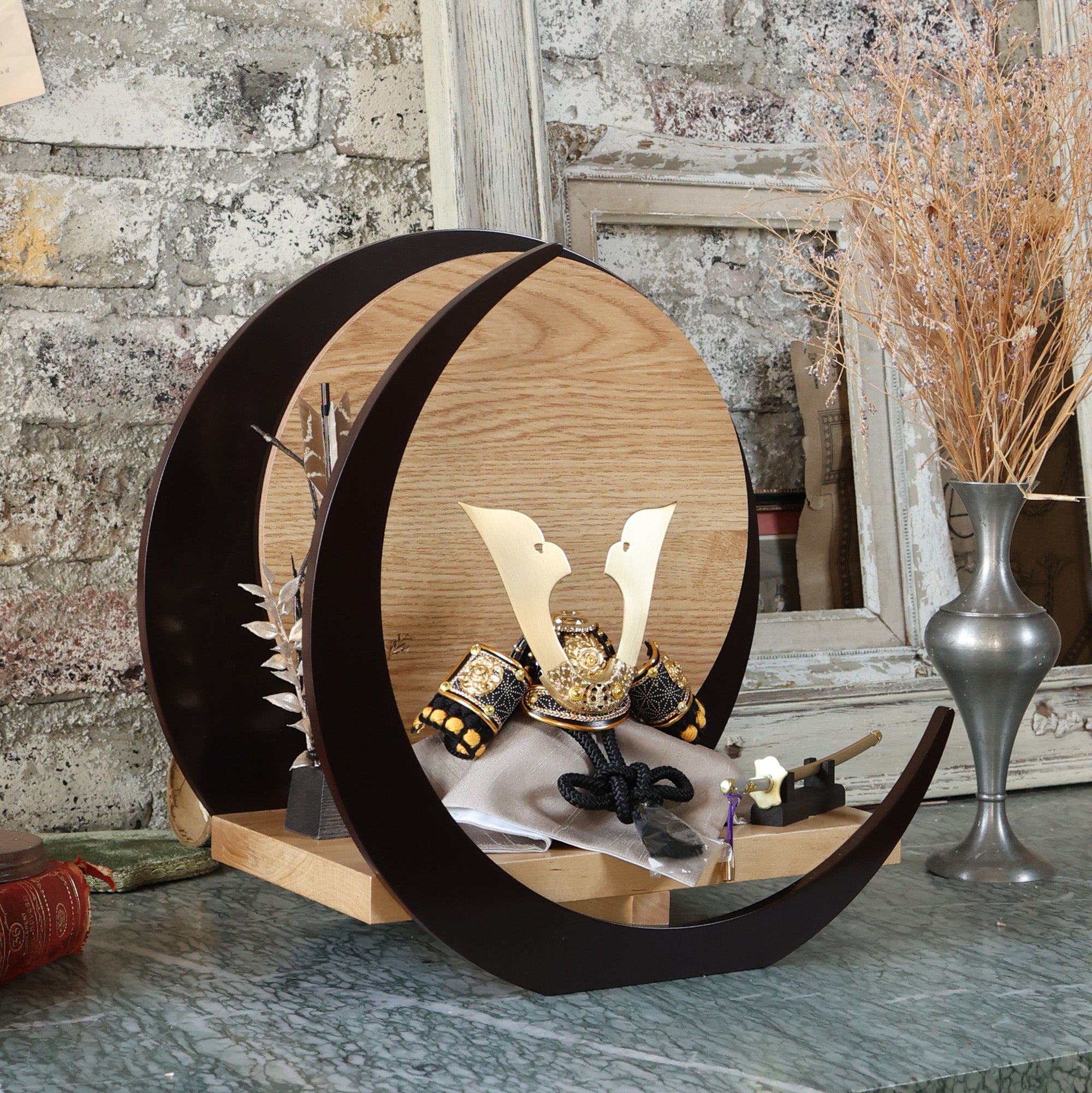 玄士　genshi｜26祈兜　三日月台飾り