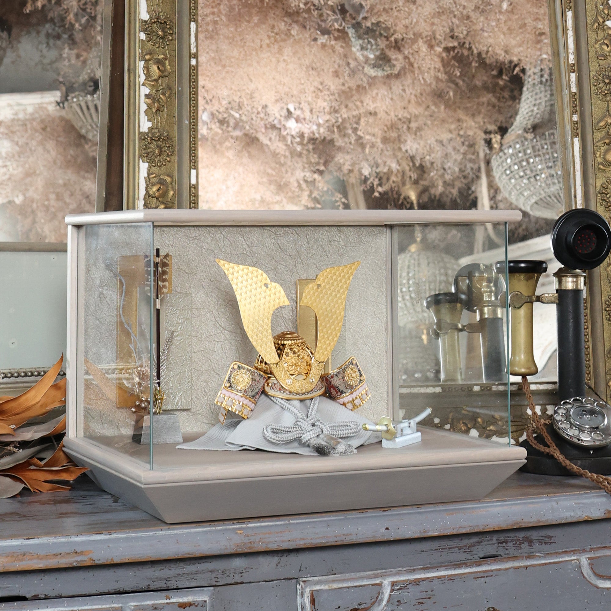 甲冑師「雄山」オリジナル　華　hana｜26祈兜　ケース飾り