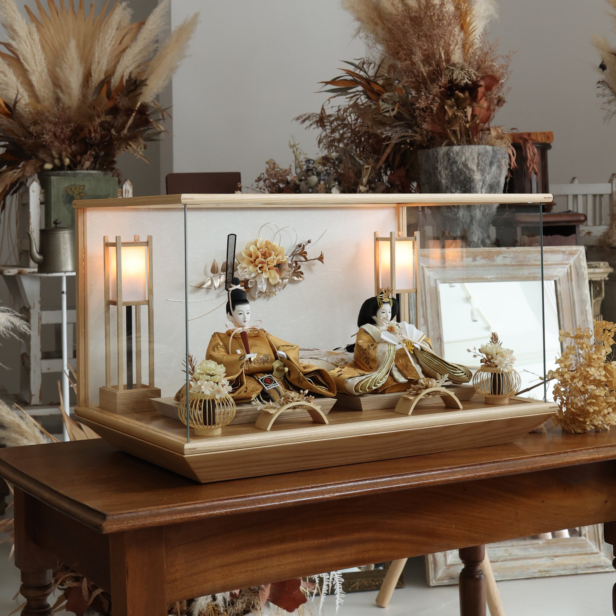 花陽　hanahi｜26雛人形ケース飾り