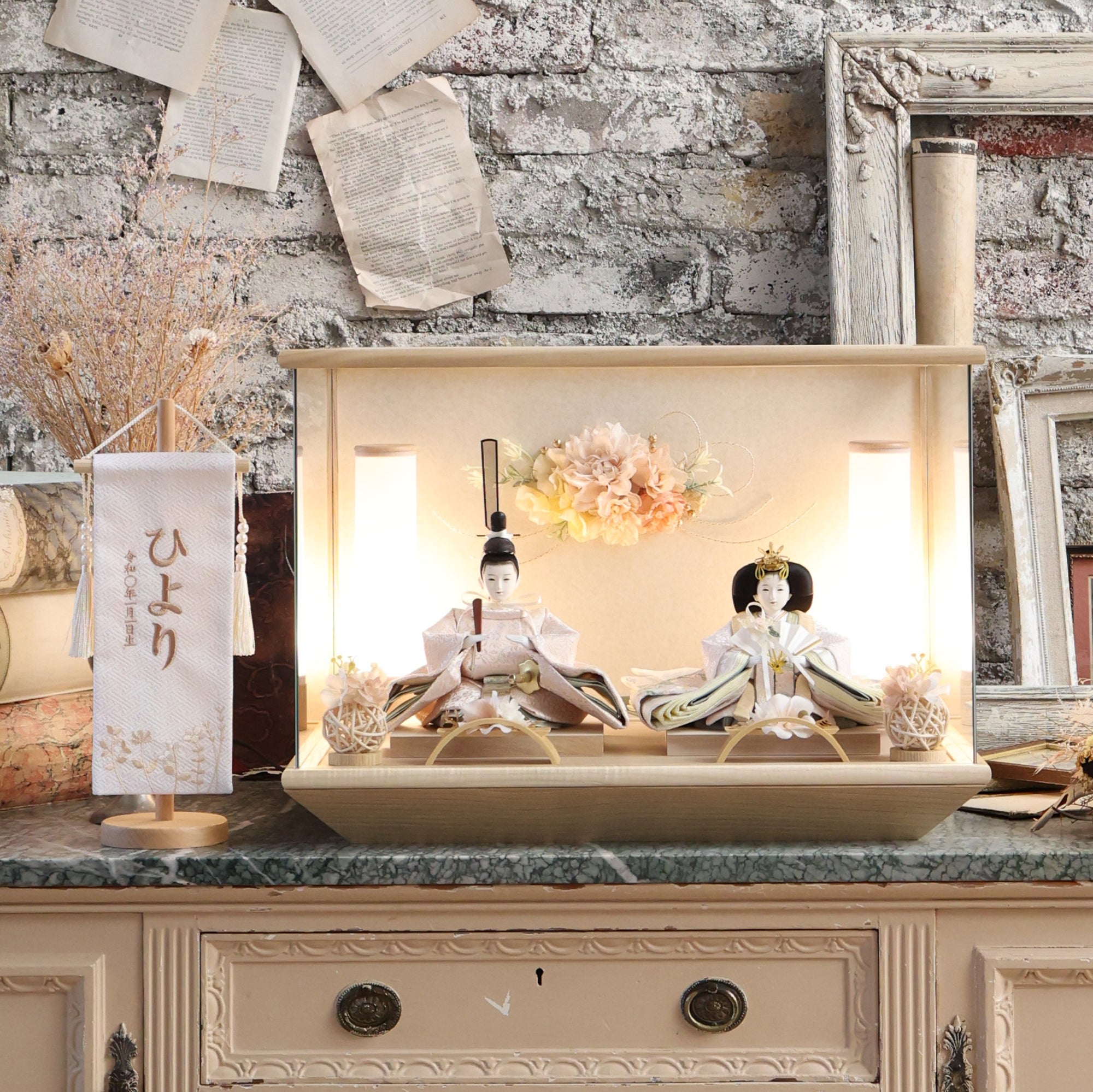 花乃　hanano｜26雛人形ケース飾り