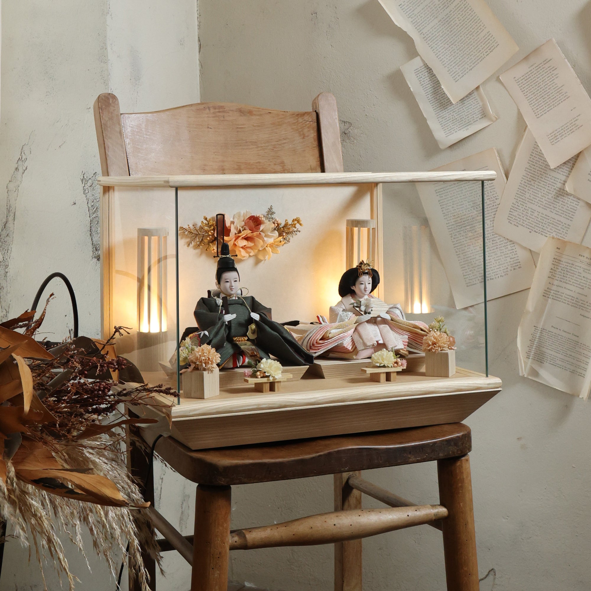 葉音　hanon｜26雛人形ケース飾り