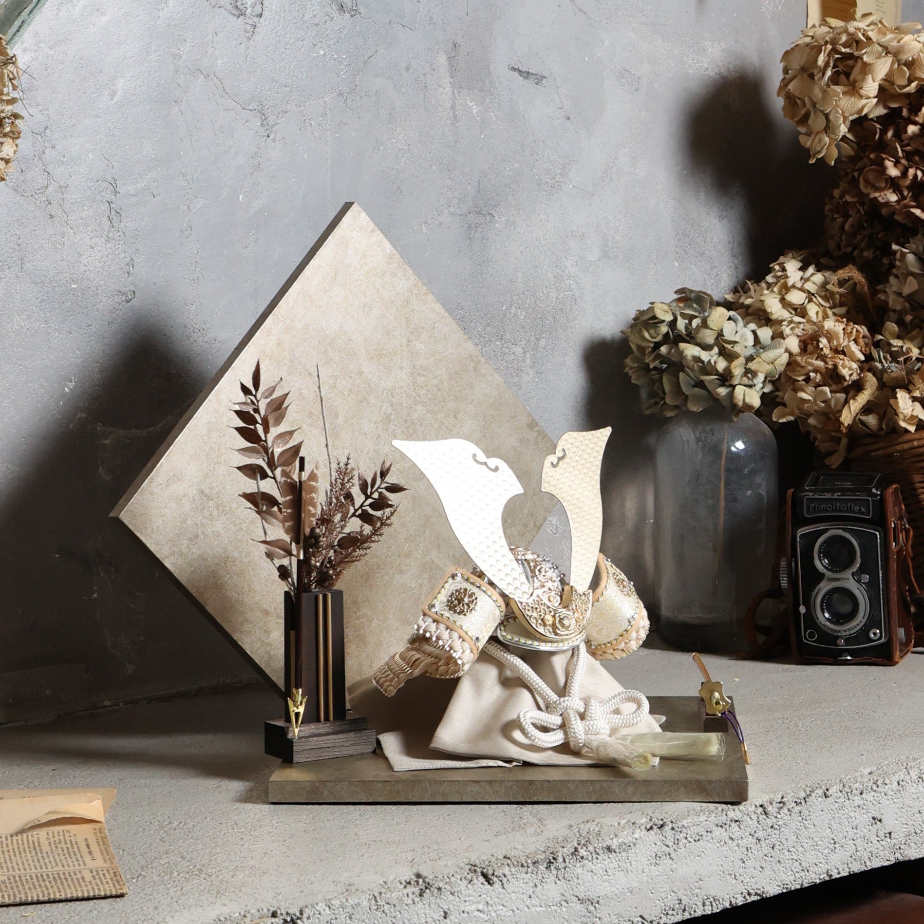 甲冑師「翠鳳」作品　陽輝　haruki｜26祈兜　菱形飾り