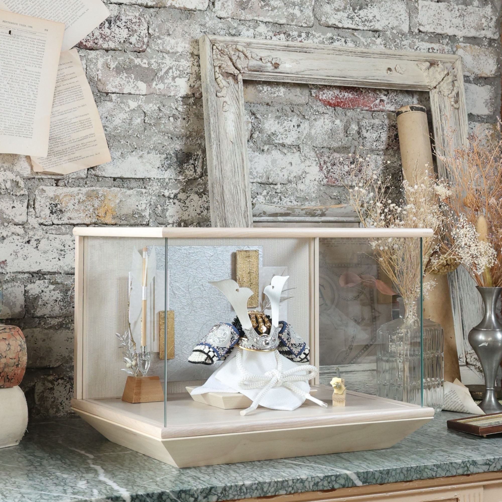 甲冑師「加藤良」作品　隼　hayato｜26祈兜　ケース飾り