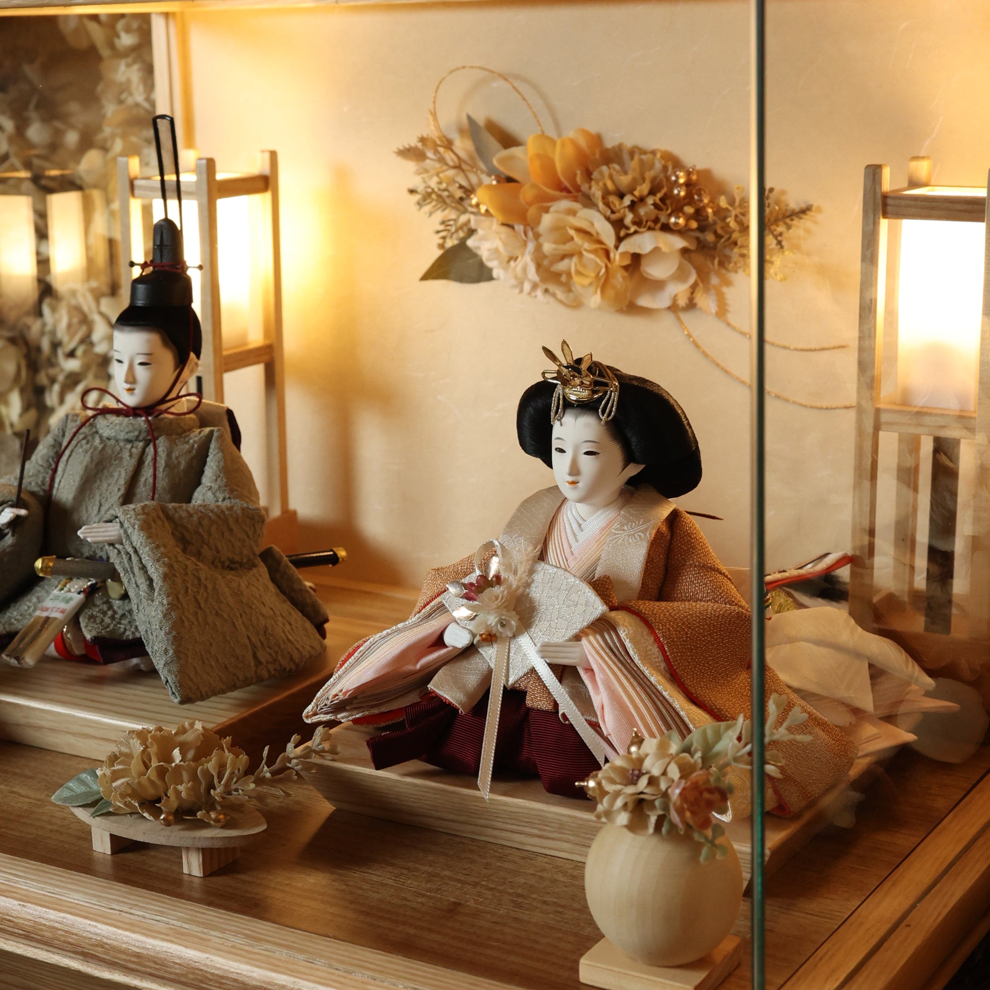 祈ドールの雛人形｜ほなみ｜ケース飾り ｜雛人形（ひなにんぎょう）の