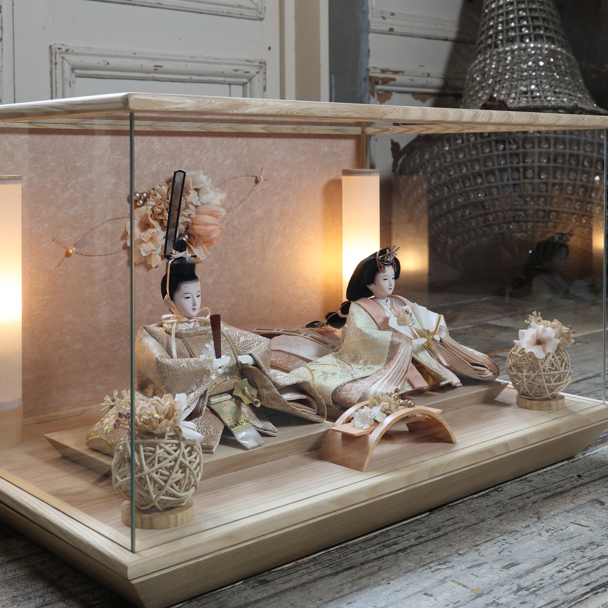 祈ドールの雛人形｜一花｜ケース飾り ｜雛人形（ひなにんぎょう）の祈