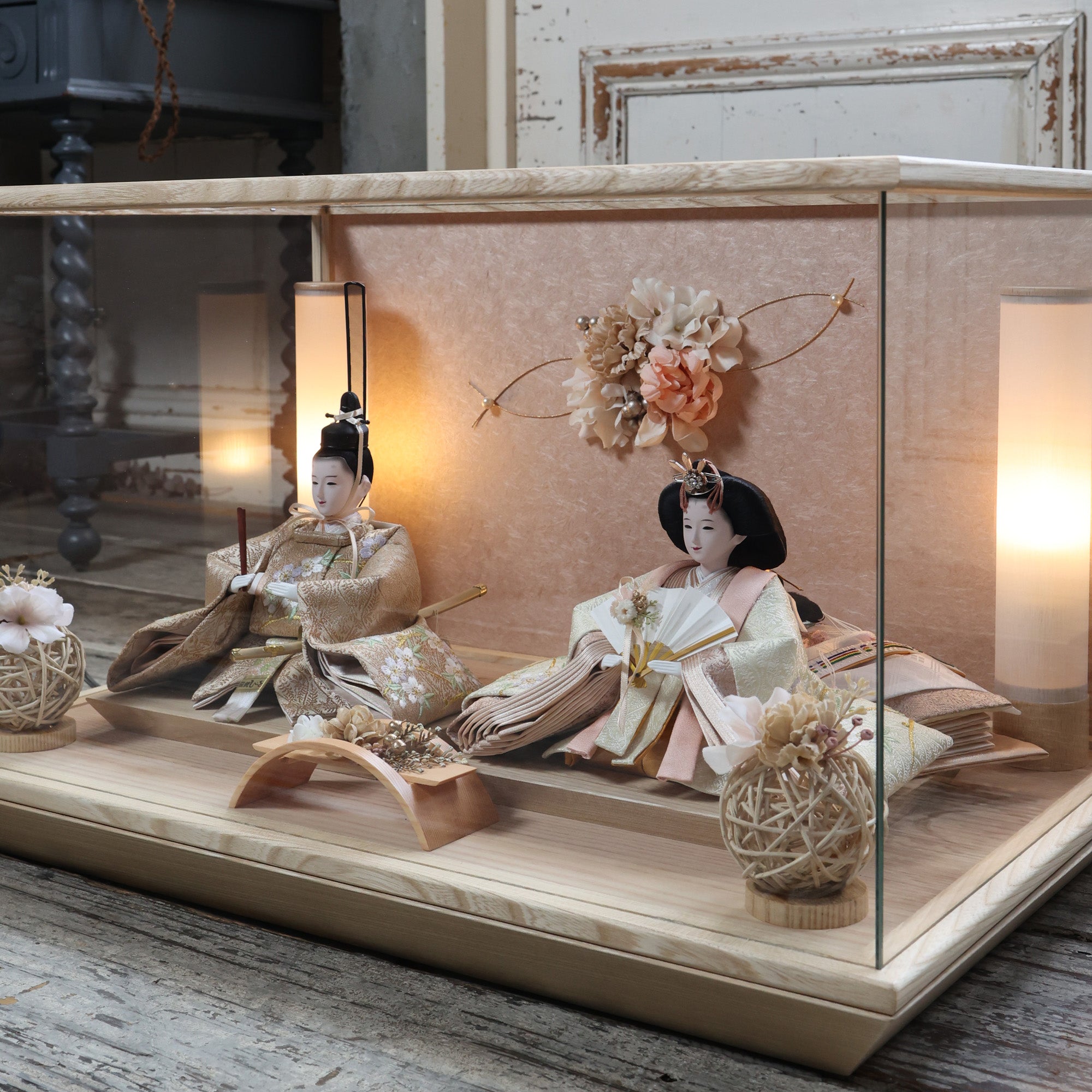 祈ドールの雛人形｜一花｜ケース飾り ｜雛人形（ひなにんぎょう）の祈