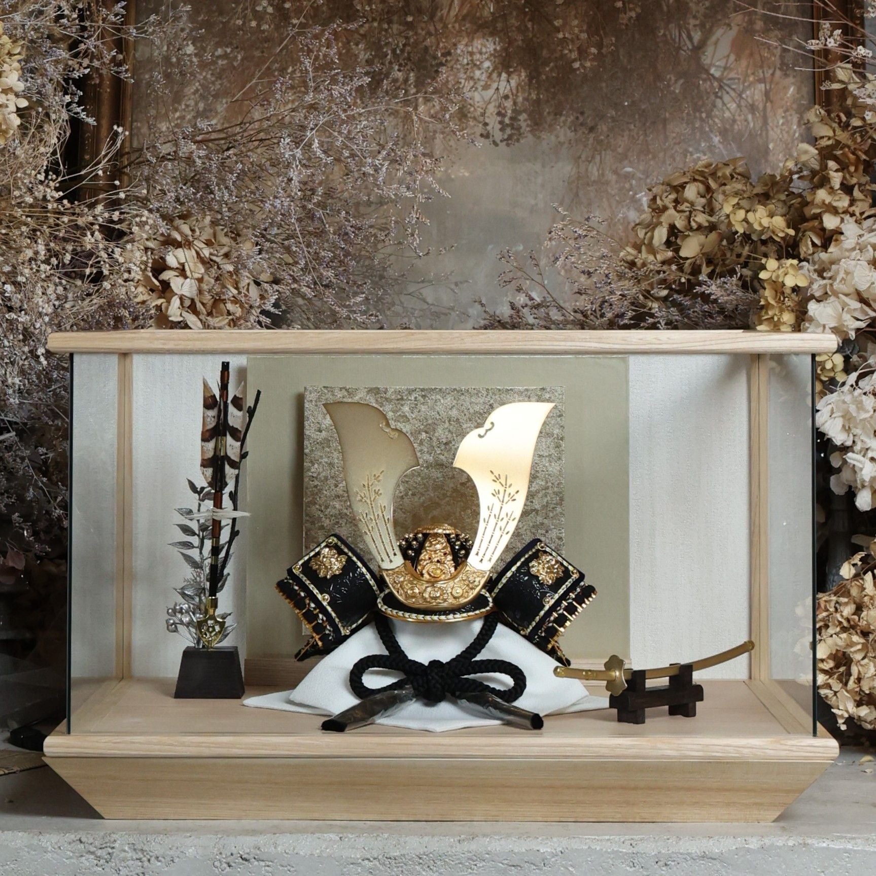 甲冑師「翠鳳」作品　烝 響 jyou｜26祈兜　ケース飾り