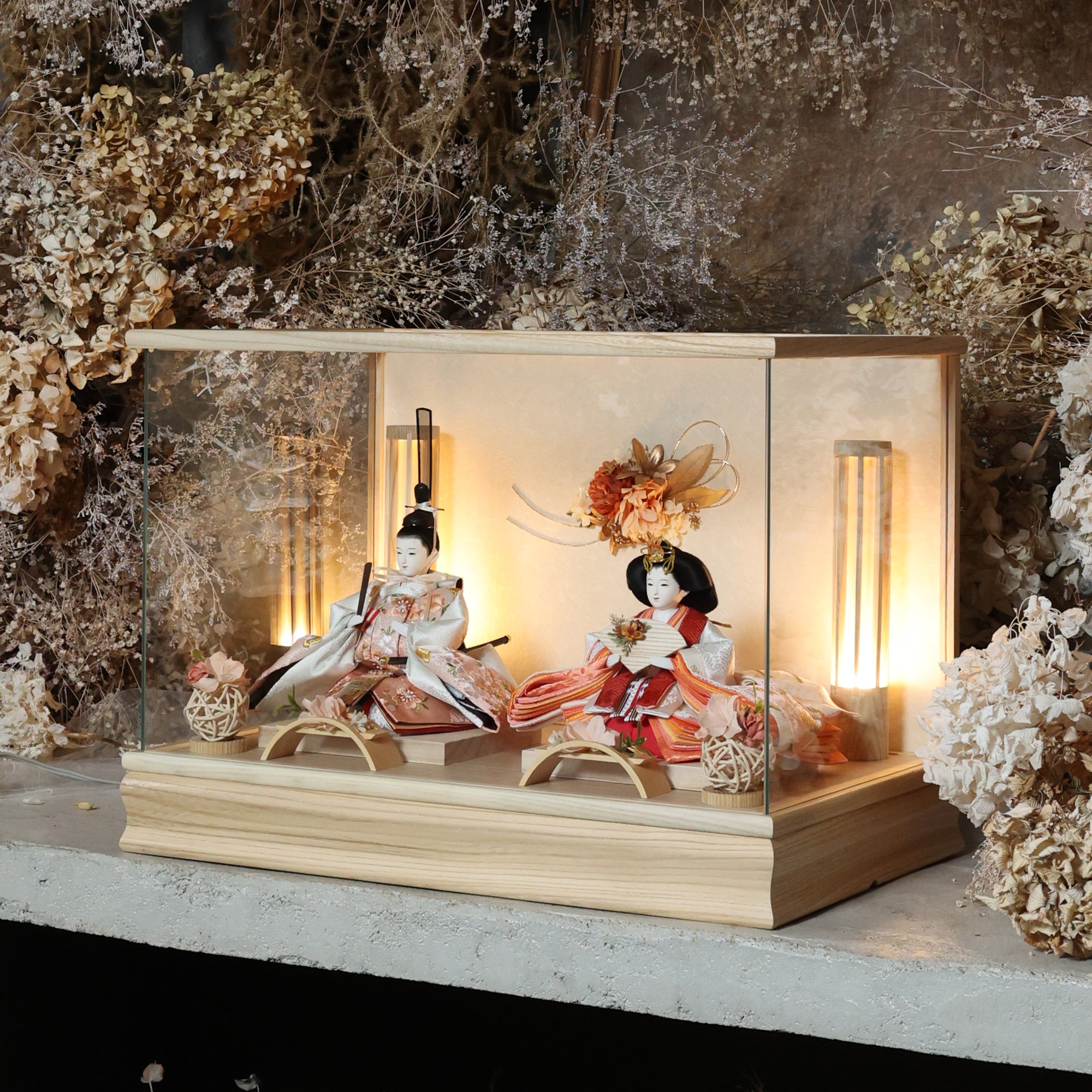 祈ドールの雛人形｜楓｜ケース飾り ｜雛人形（ひなにんぎょう）の祈ドール