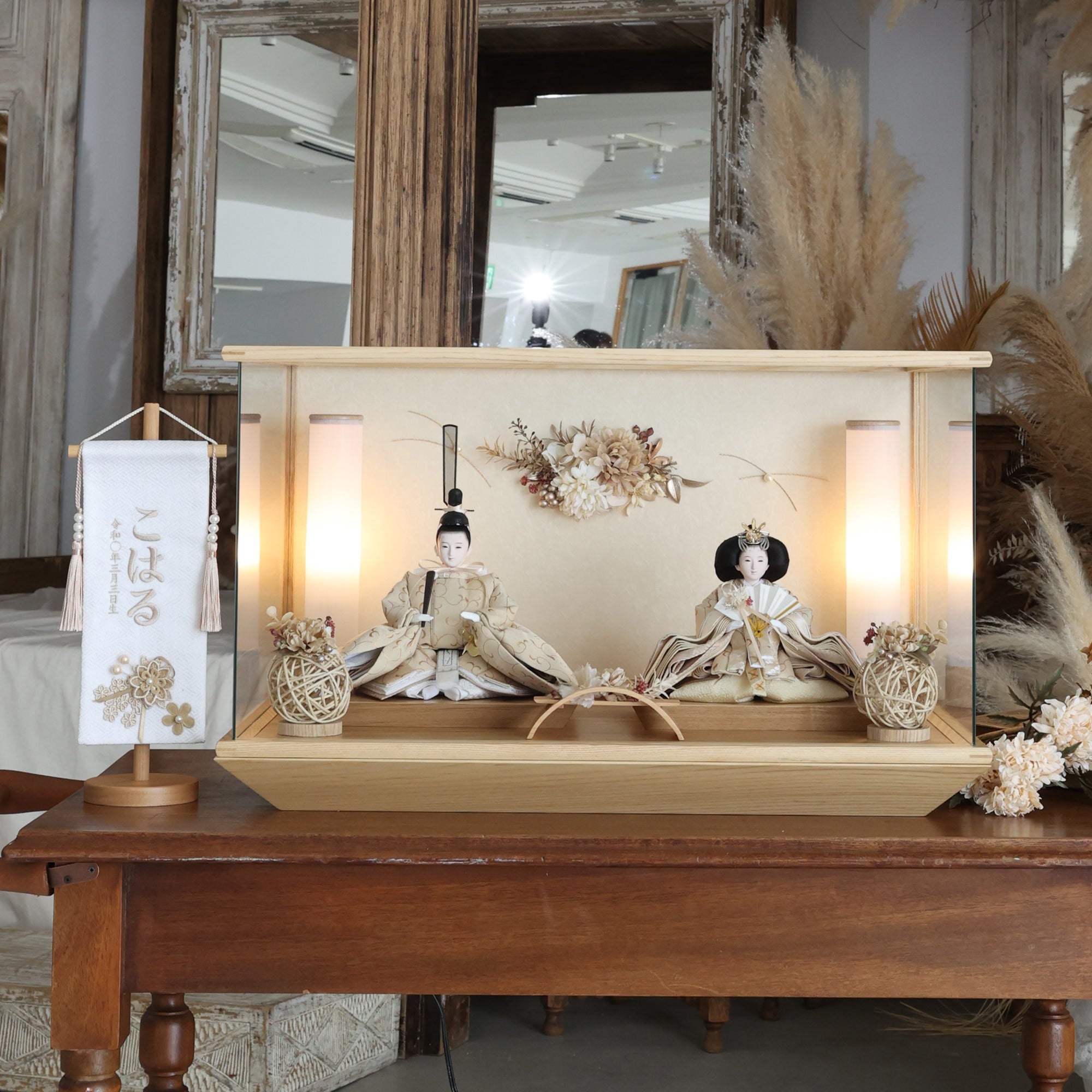 花梨　願　karin｜26雛人形ケース飾り