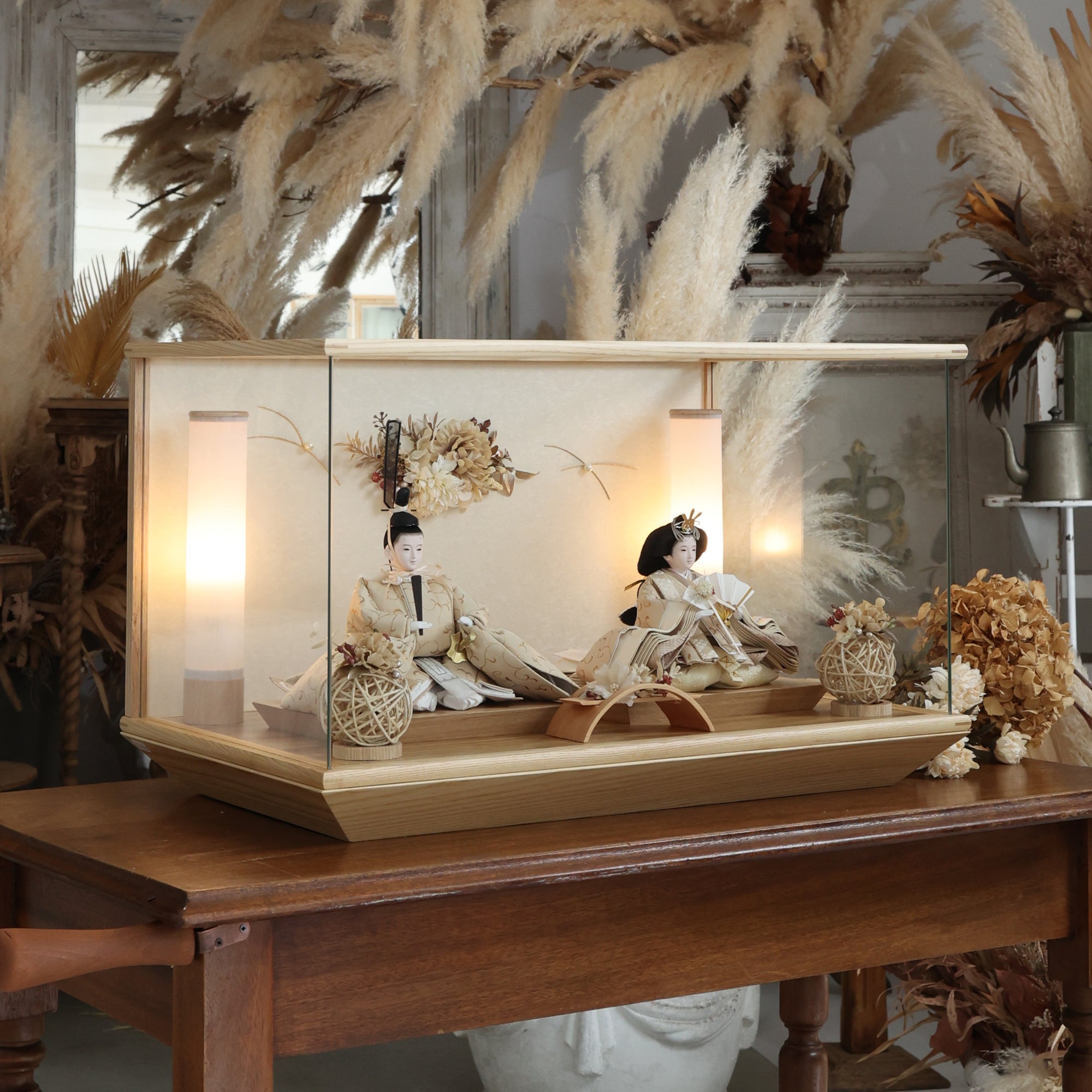 祈ドールの雛人形｜花梨 願｜ケース飾り ｜雛人形（ひなにんぎょう）の