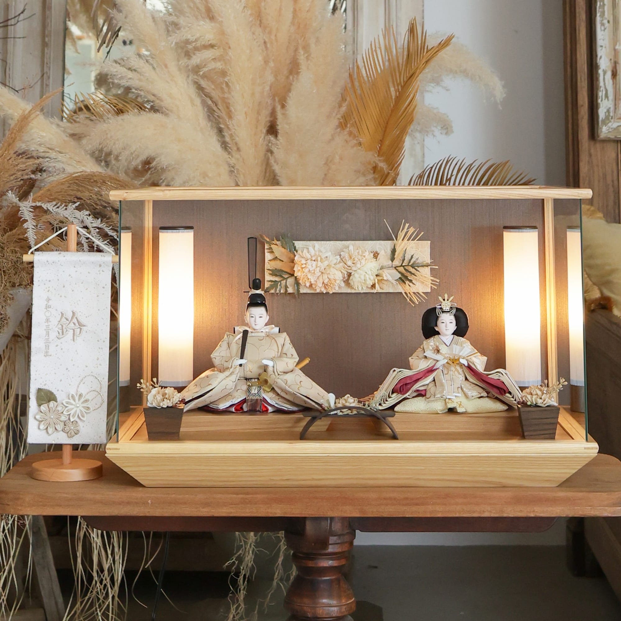 花梨　想　karin｜26雛人形ケース飾り