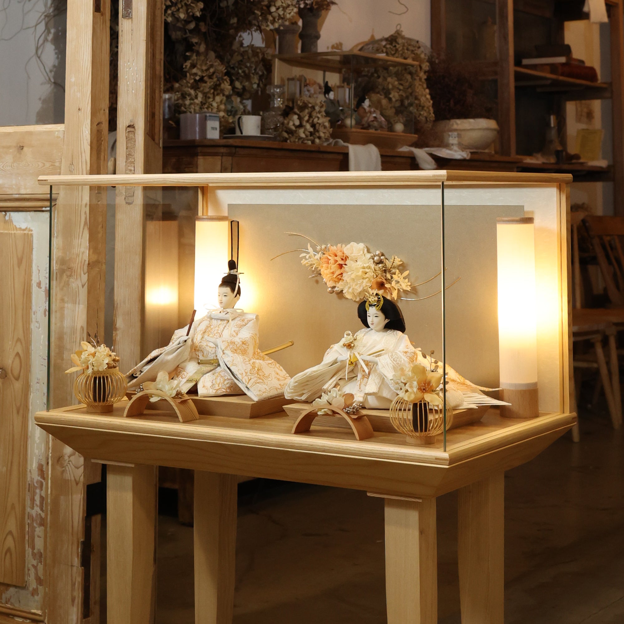 祈ドールの雛人形｜輝羅｜ケース飾り ｜雛人形（ひなにんぎょう）の祈