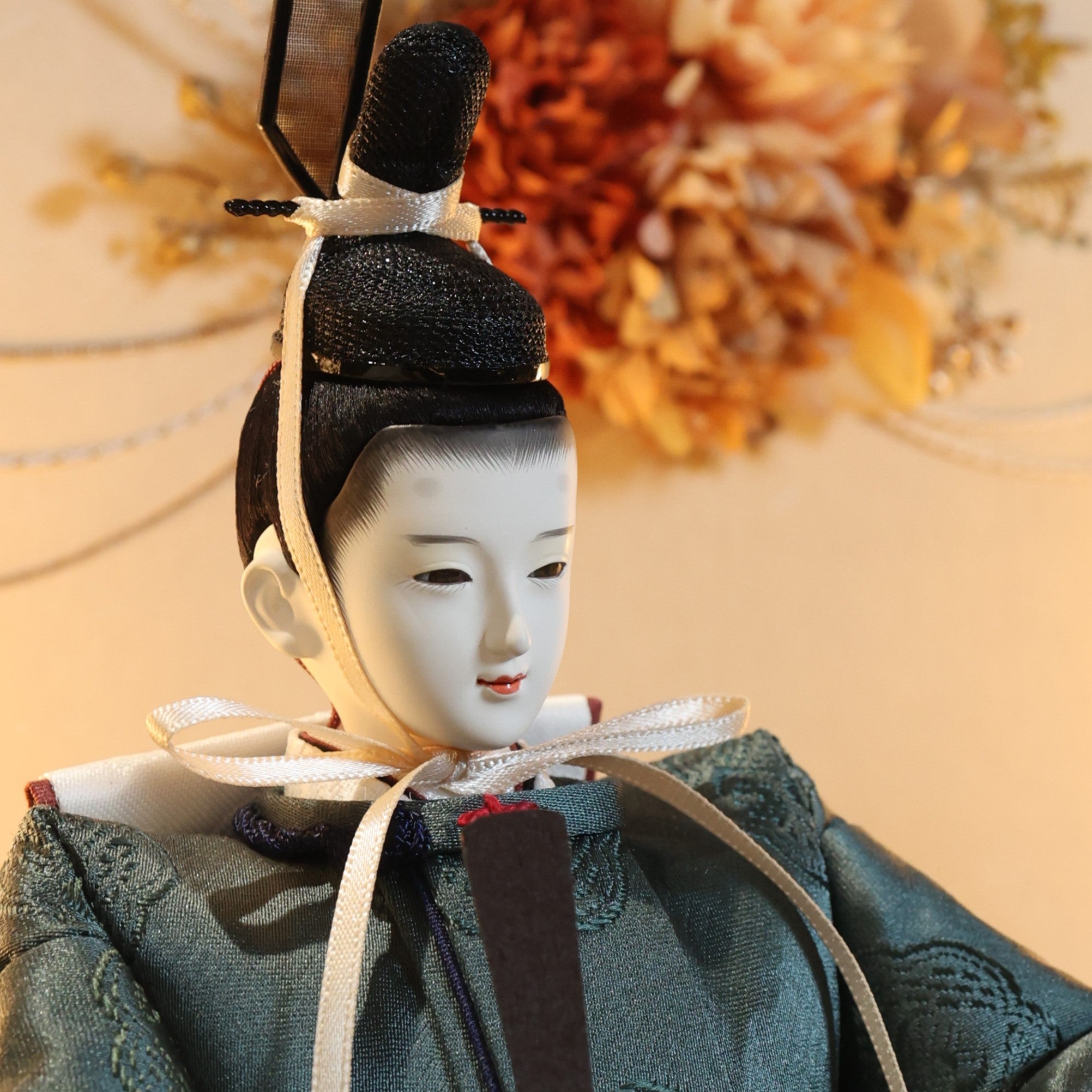 節句飾り人形 横幅30.5cm｜ケース入り 五月人形 天真(てんま) ｜節句人形｜ ガラス