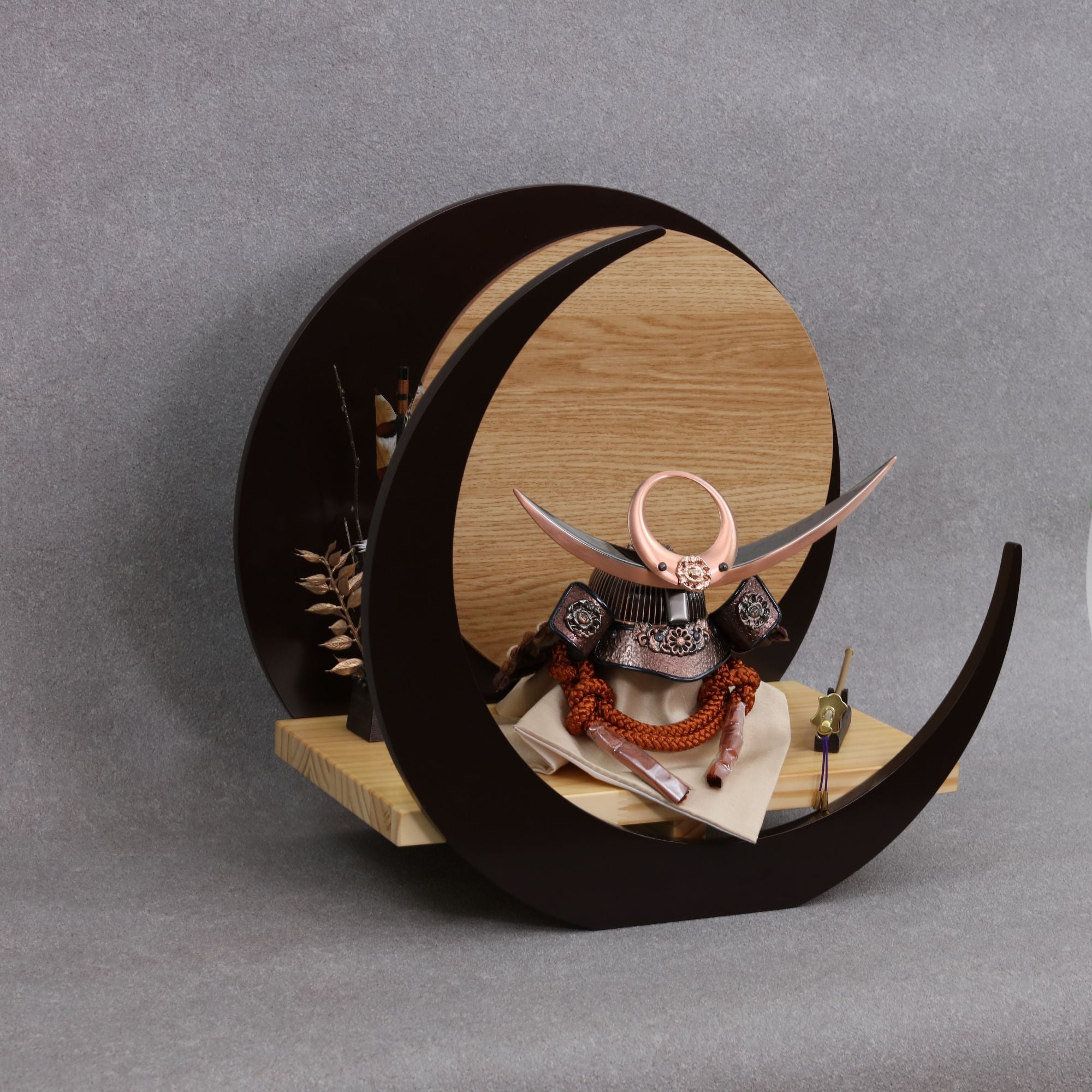 琥珀　kohaku｜26祈兜　三日月台飾り