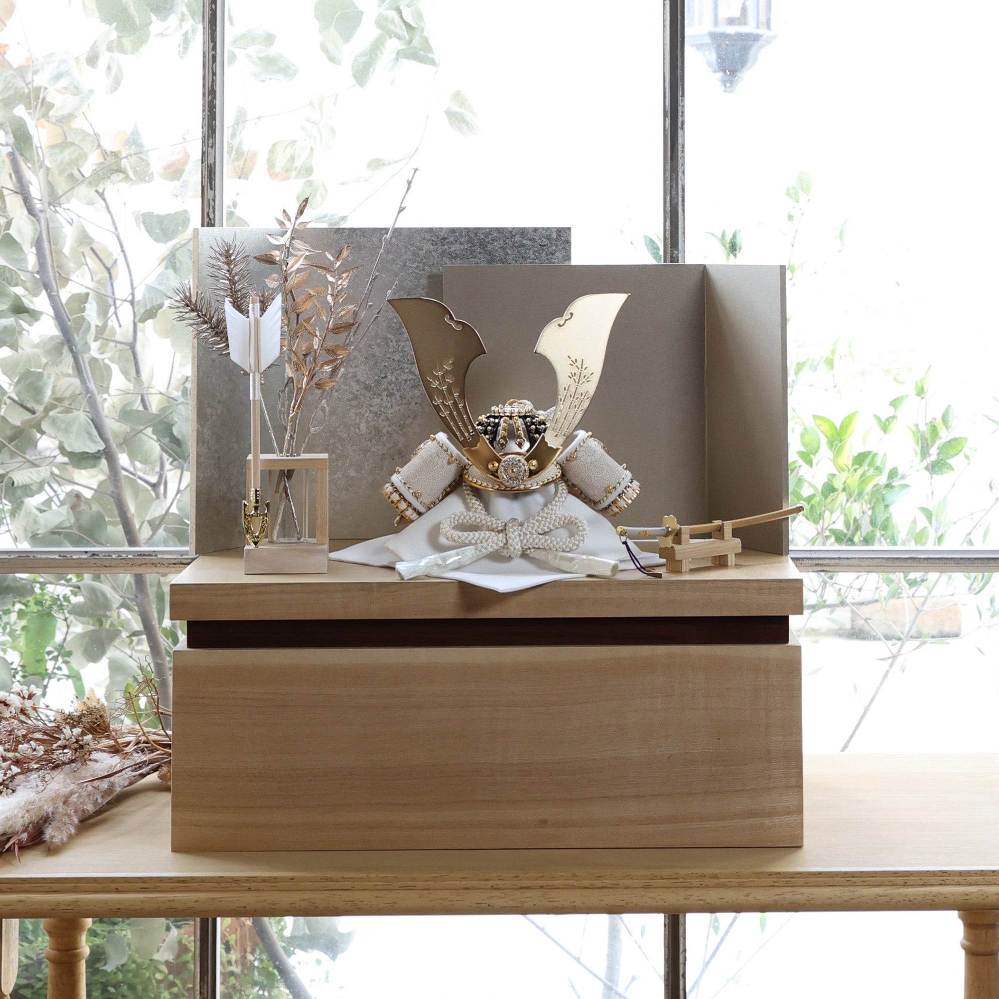 甲冑師「翠鳳」作品　皇妃　kouki｜26祈兜　収納飾り