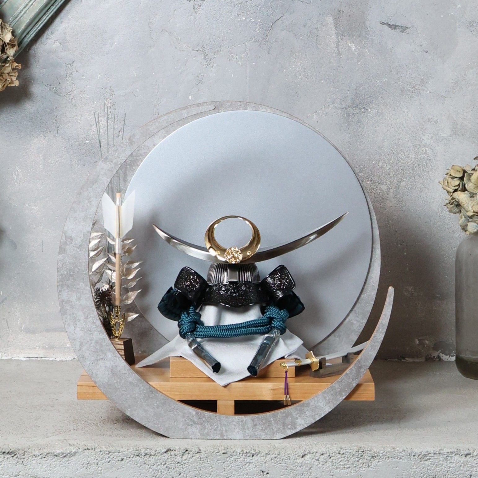 煌志　koushi｜26祈兜　三日月台飾り