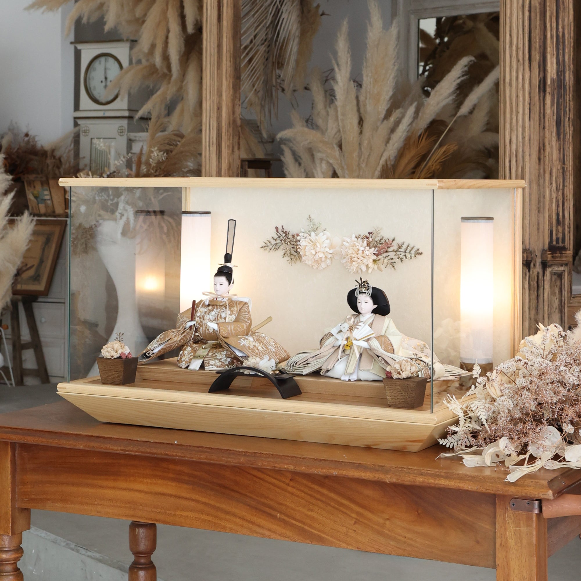 祈ドールの雛人形｜真麻｜ケース飾り ｜雛人形（ひなにんぎょう）の祈