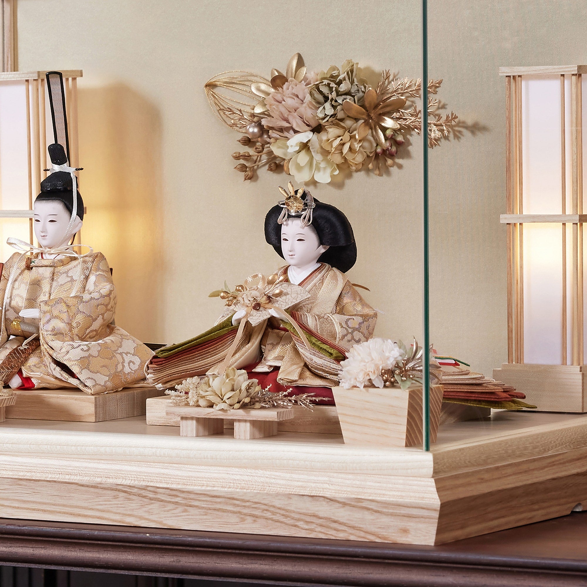 清水久遊作 円 madoka｜26雛人形ケース飾り ｜雛人形（ひなにんぎょう