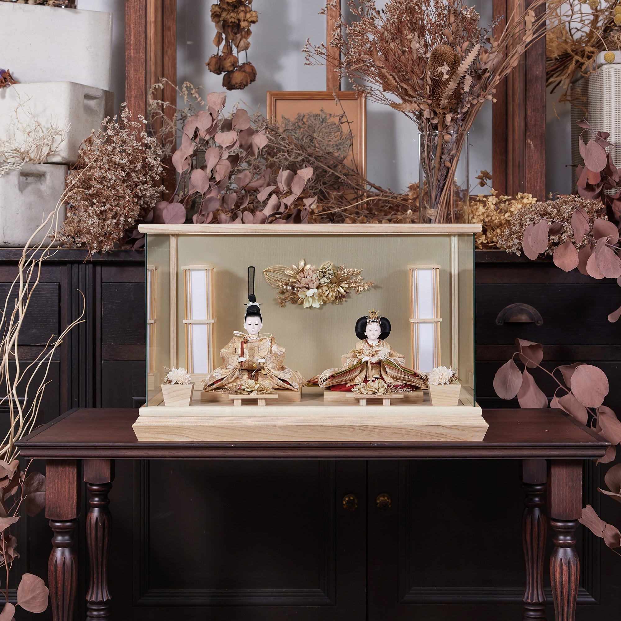 清水久遊作 円 madoka｜26雛人形ケース飾り ｜雛人形（ひなにんぎょう