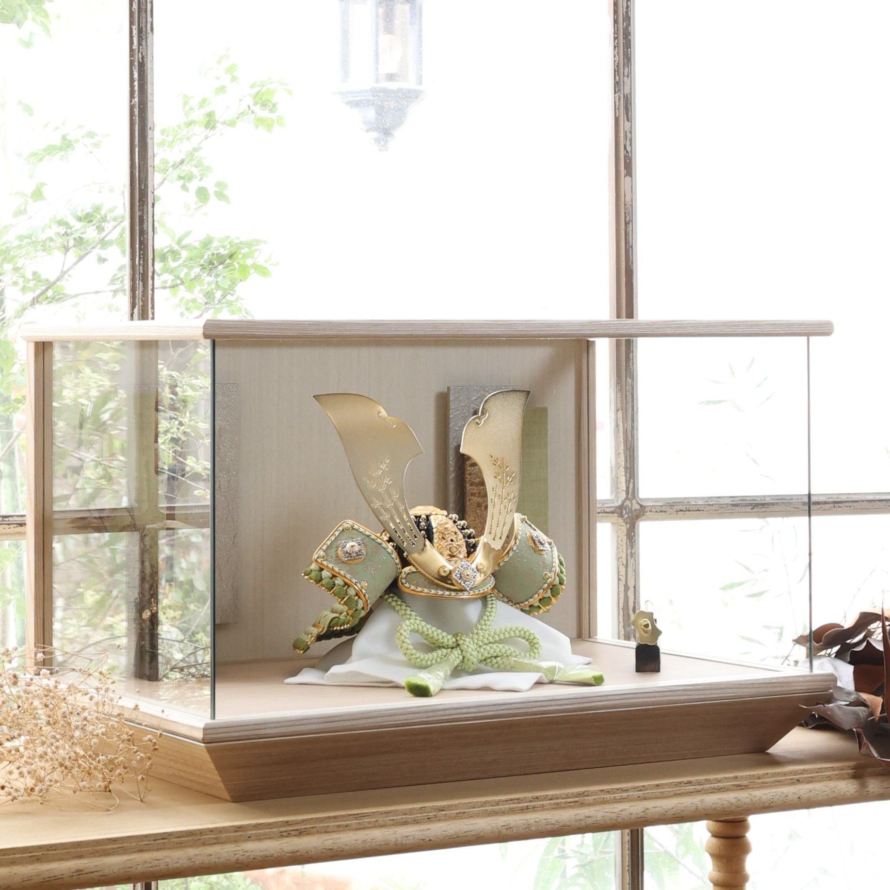 甲冑師「翠鳳」作品　諒　makoto｜26祈兜　ケース飾り