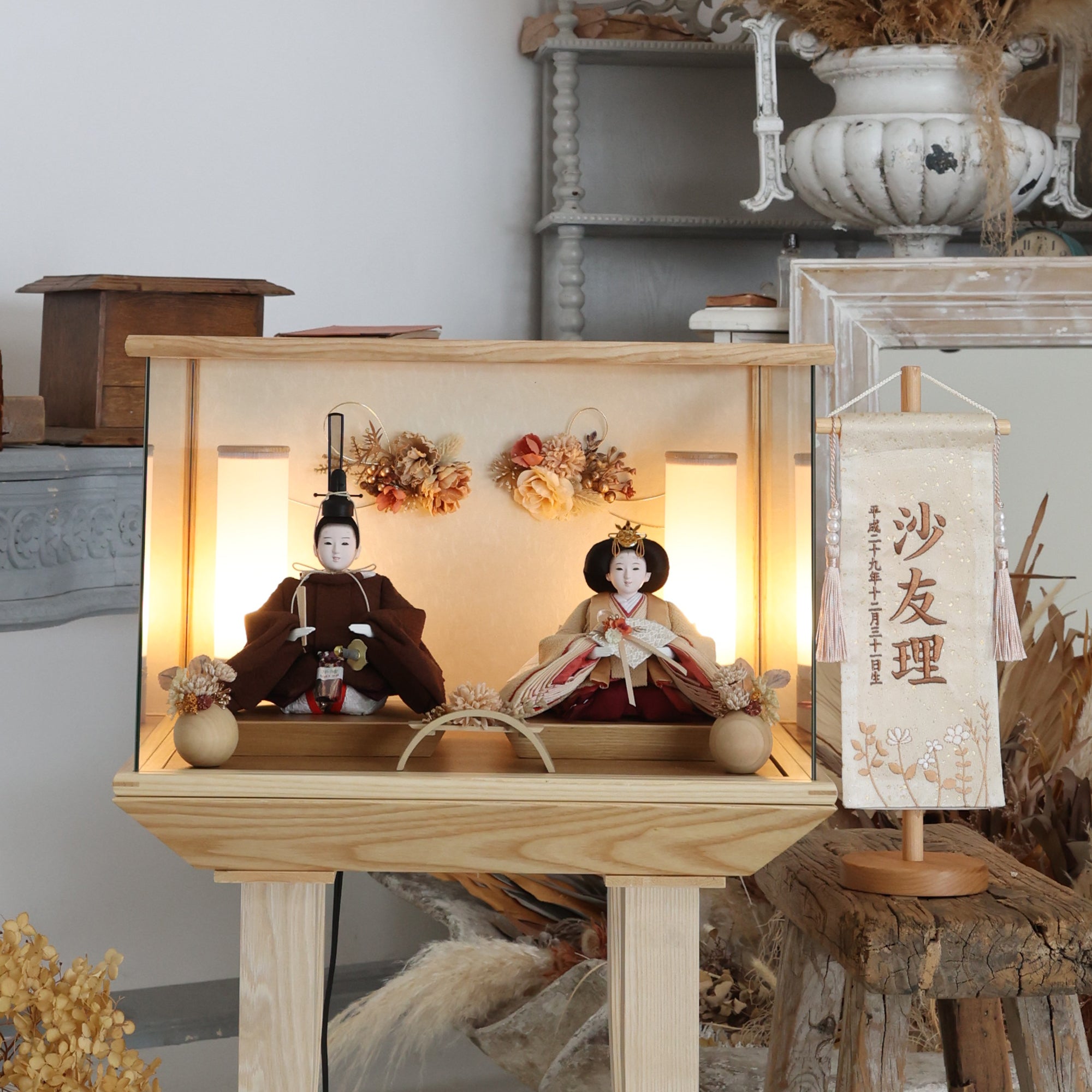 まのか　manoka｜26雛人形ケース飾り