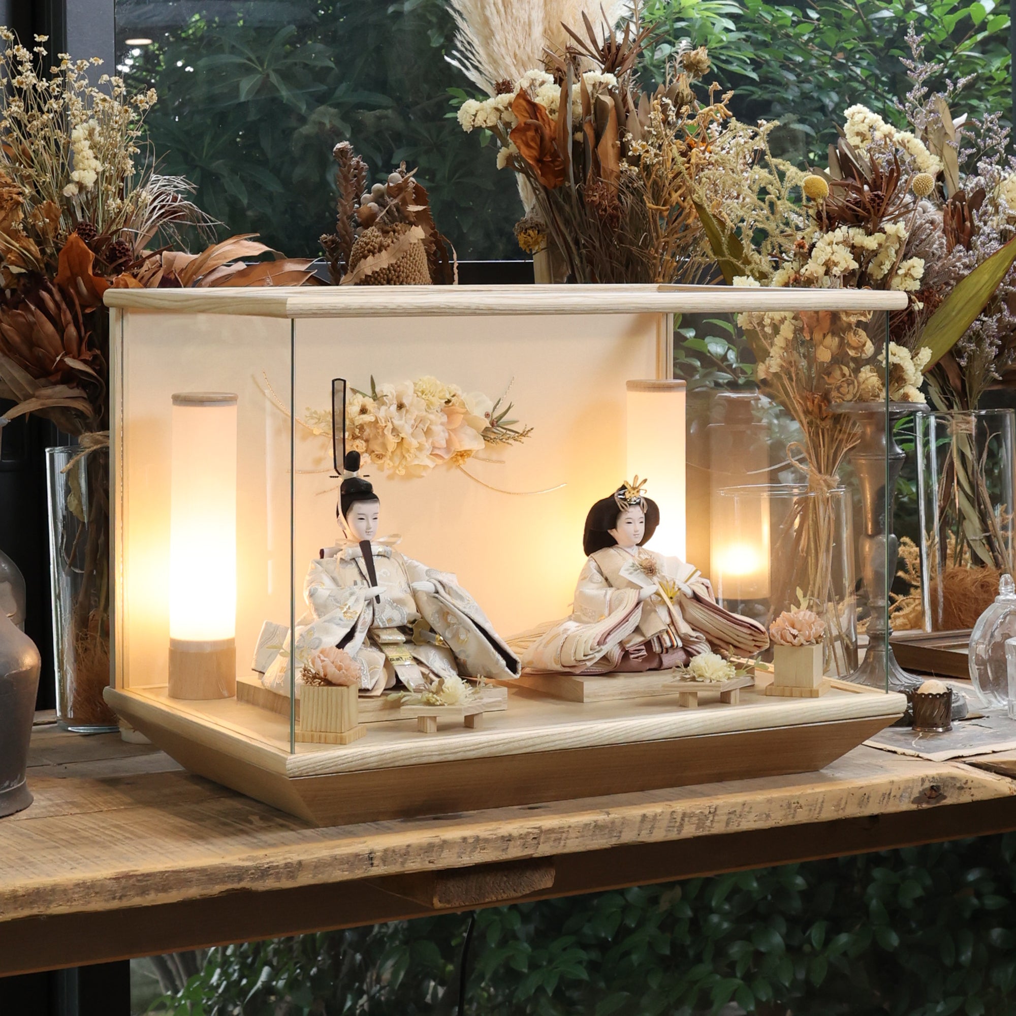 祈ドールの雛人形｜芽｜ケース飾り ｜雛人形（ひなにんぎょう）の祈ドール