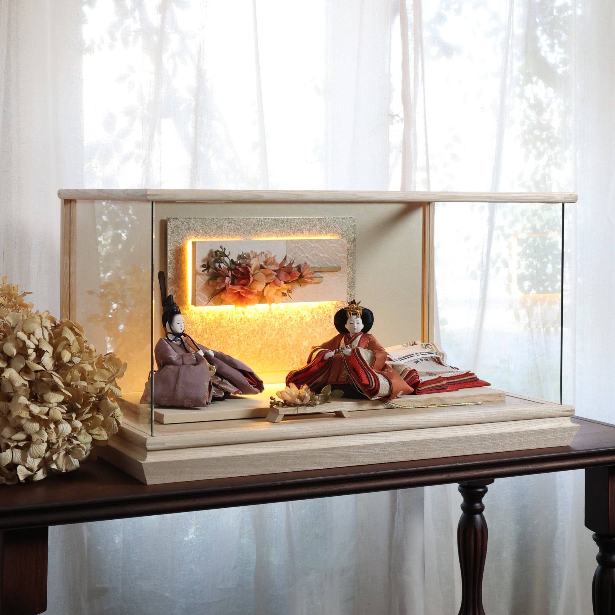 柴田家千代作　澪花　mioka｜26雛人形ケース飾り