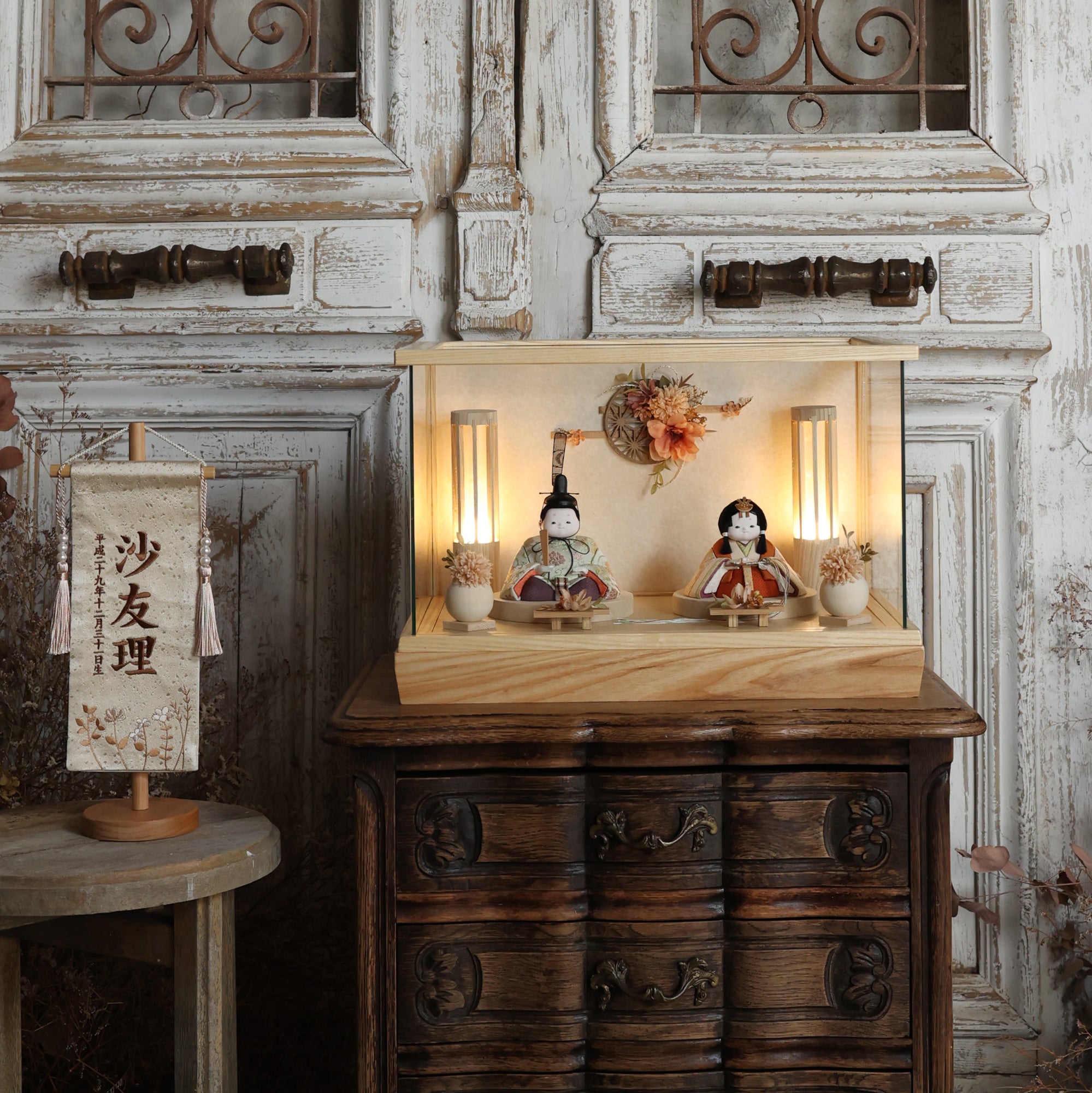 幸一光作　瑞香　mizuka｜26雛人形ケース飾り