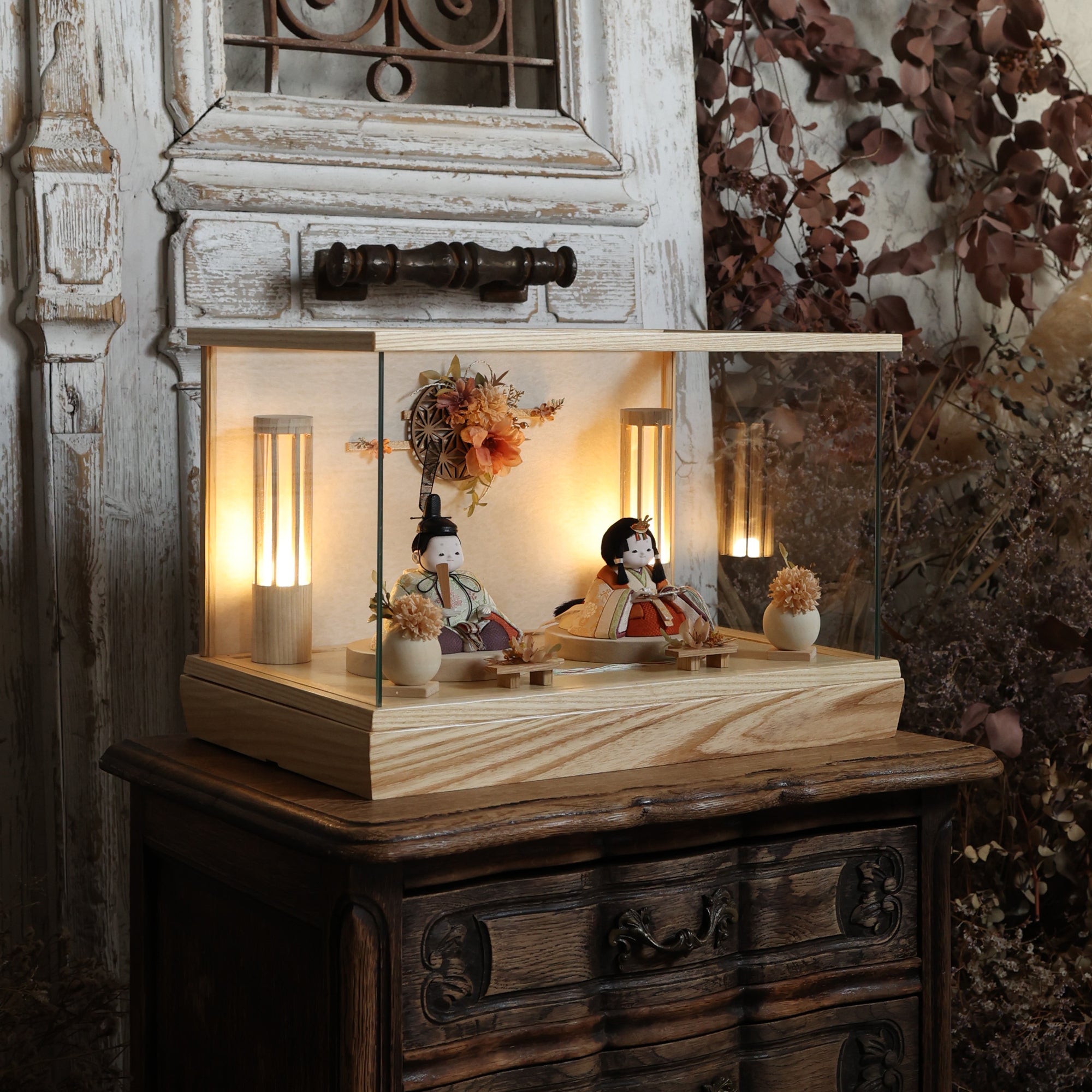 幸一光作　瑞香　mizuka｜26雛人形ケース飾り