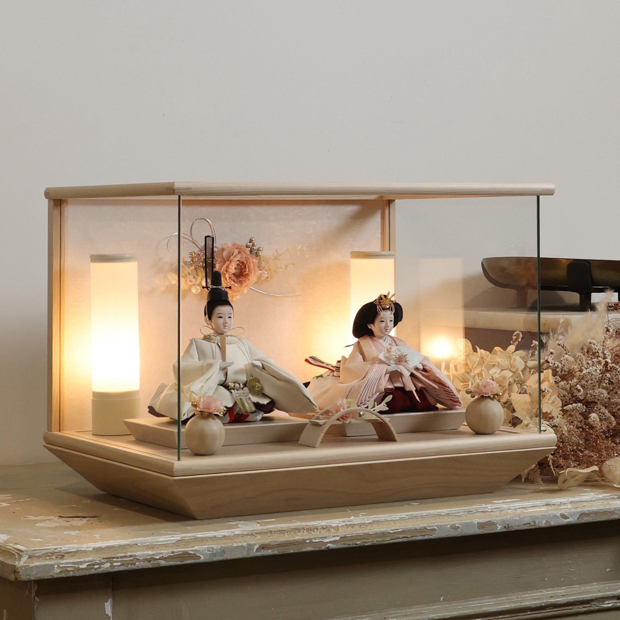 ももね　momone｜26雛人形ケース飾り