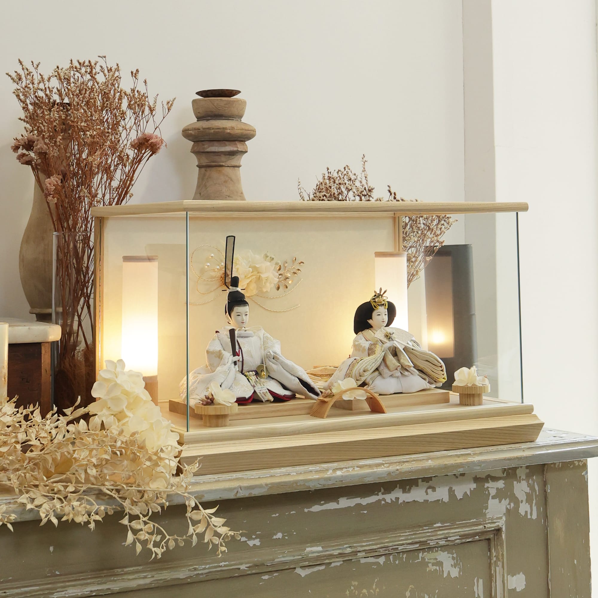 奈子　nako｜26雛人形ケース飾り