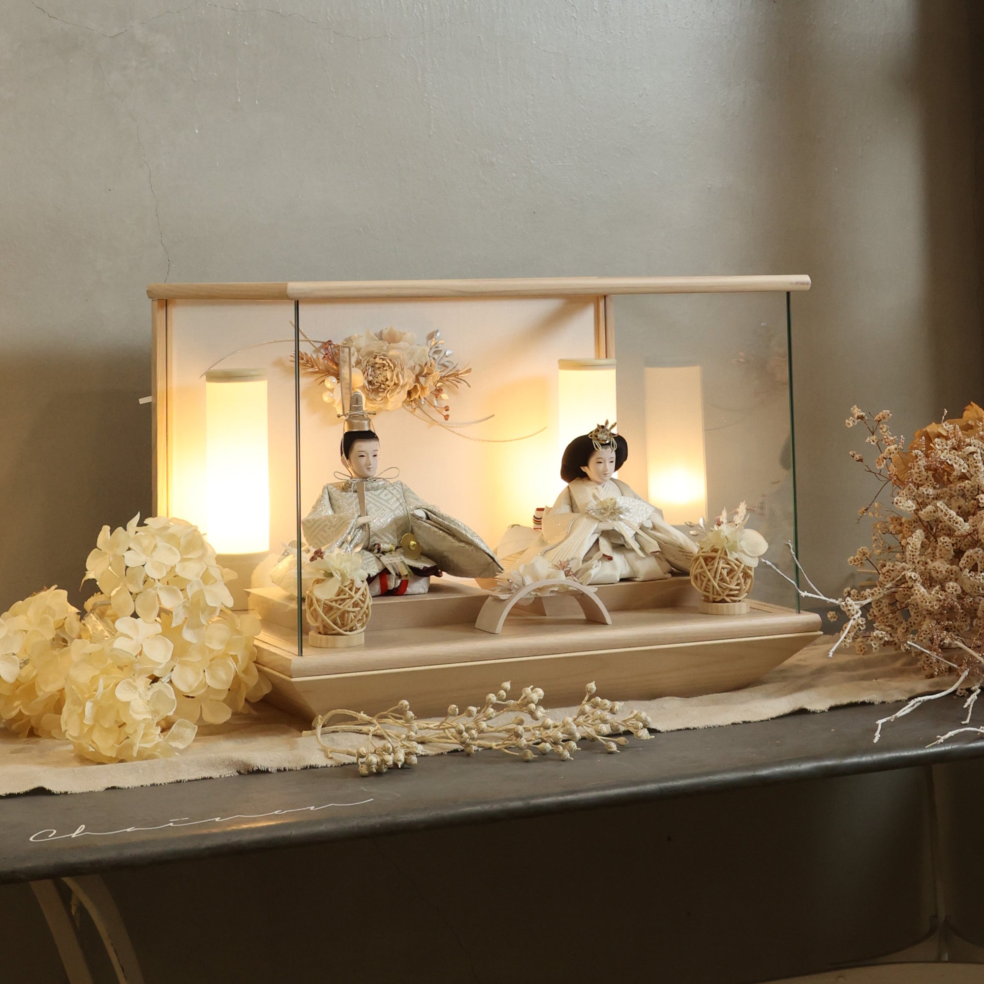 京都西陣袋帯　ななせ　nanase｜26雛人形ケース飾り