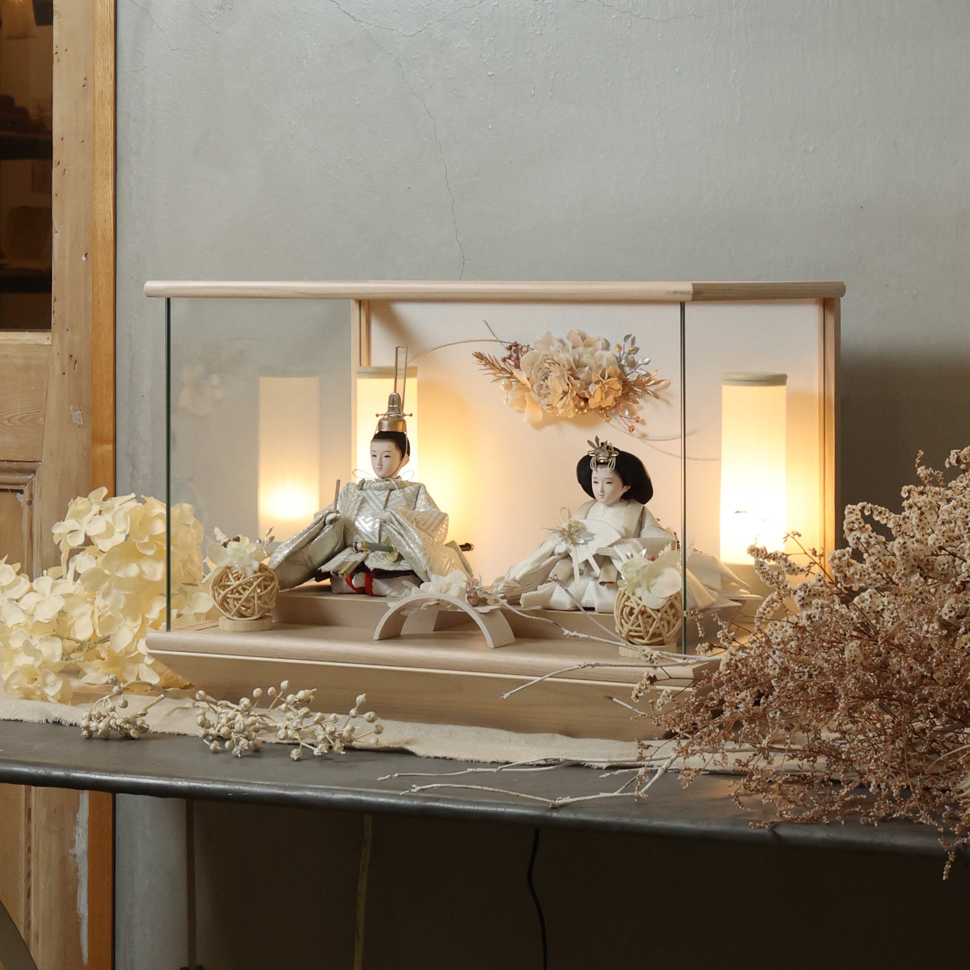 祈ドールの雛人形｜ななせ｜ケース飾り ｜雛人形（ひなにんぎょう）の