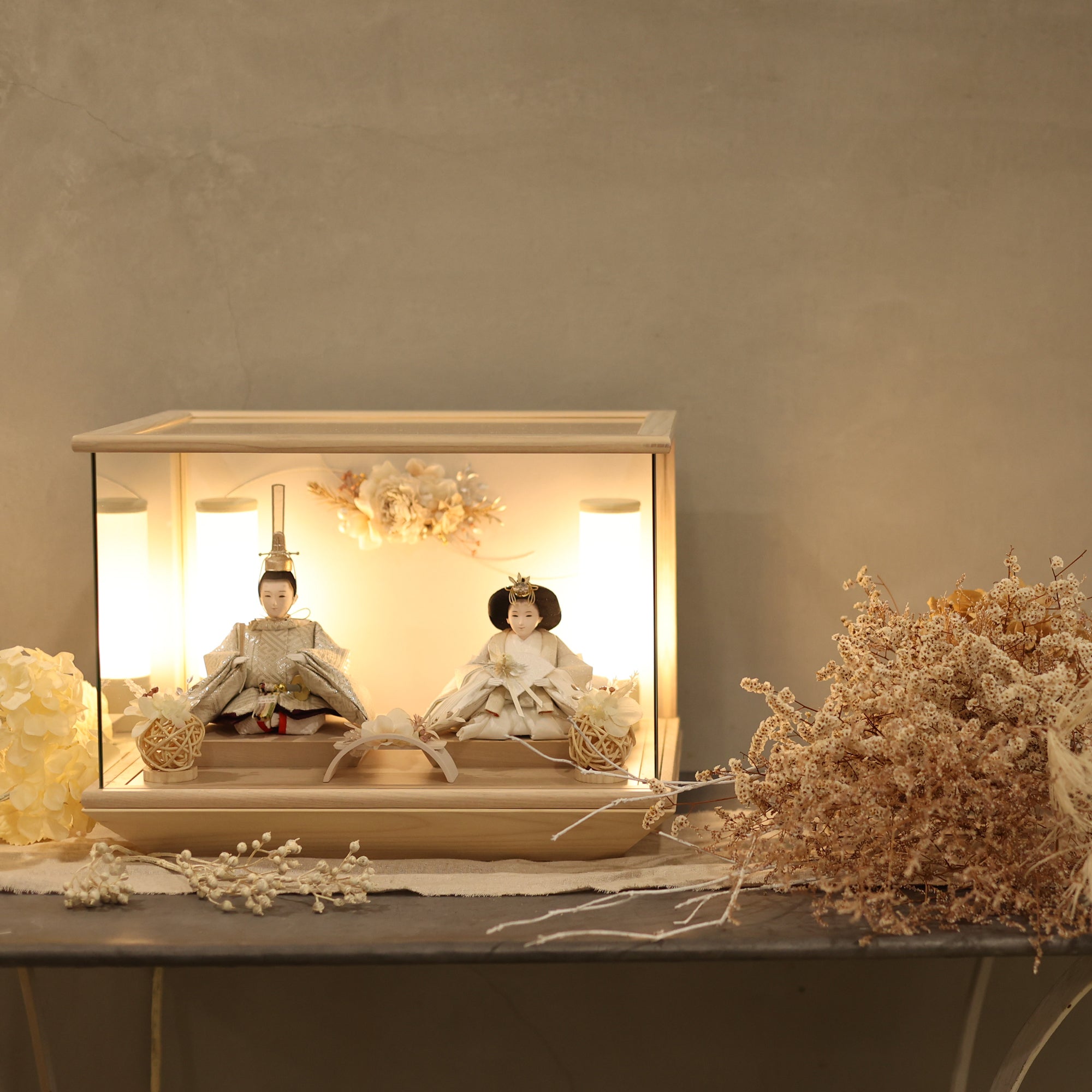 祈ドールの雛人形｜ななせ｜ケース飾り ｜雛人形（ひなにんぎょう）の