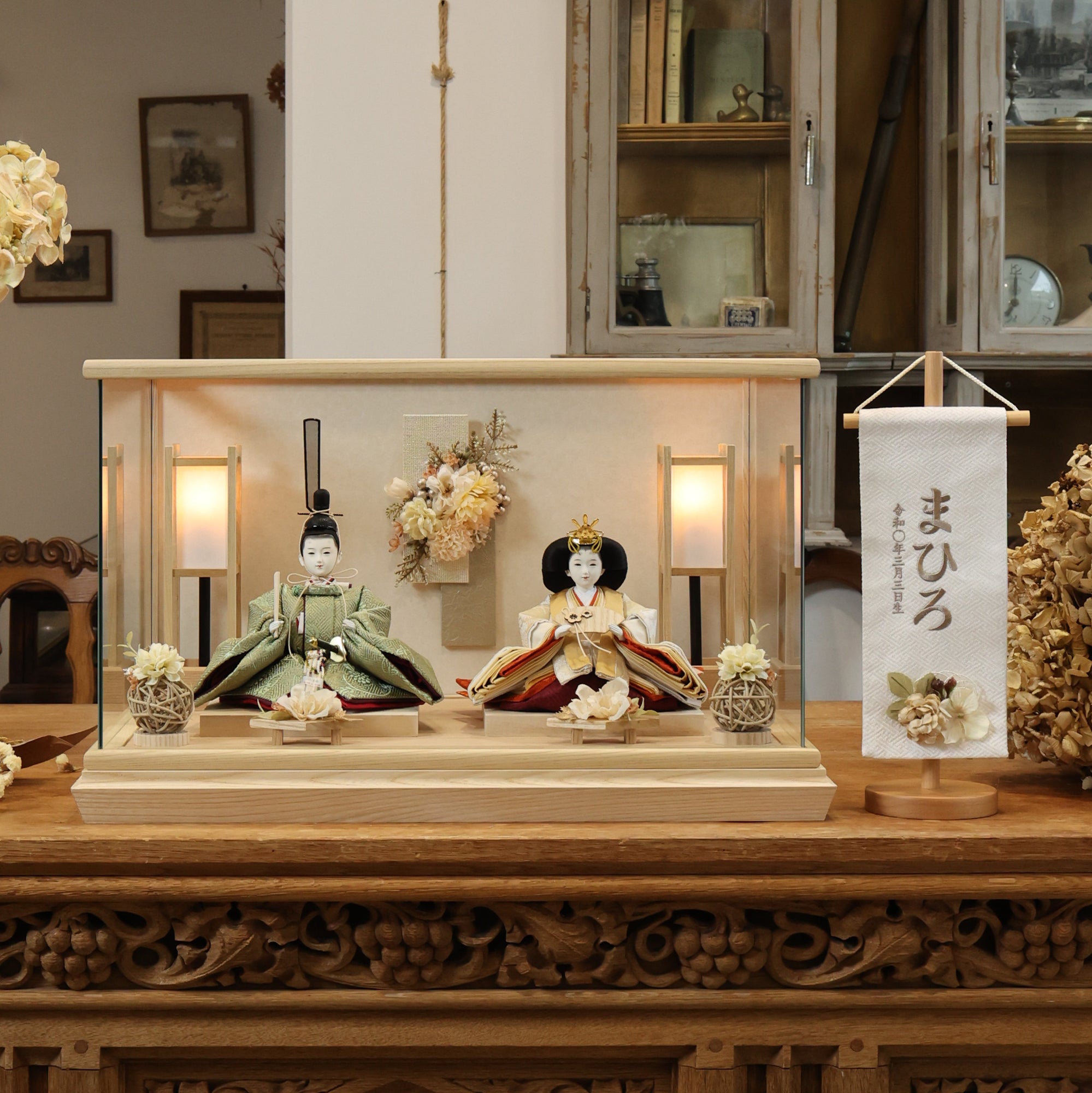 菜乃　nano｜26雛人形ケース飾り