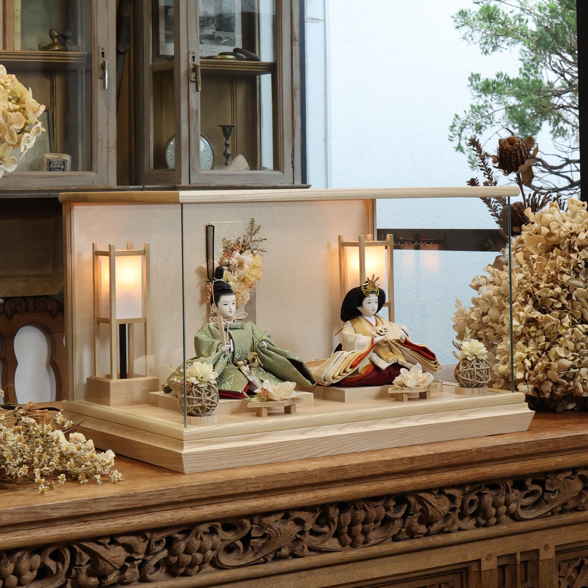 菜乃　nano｜26雛人形ケース飾り