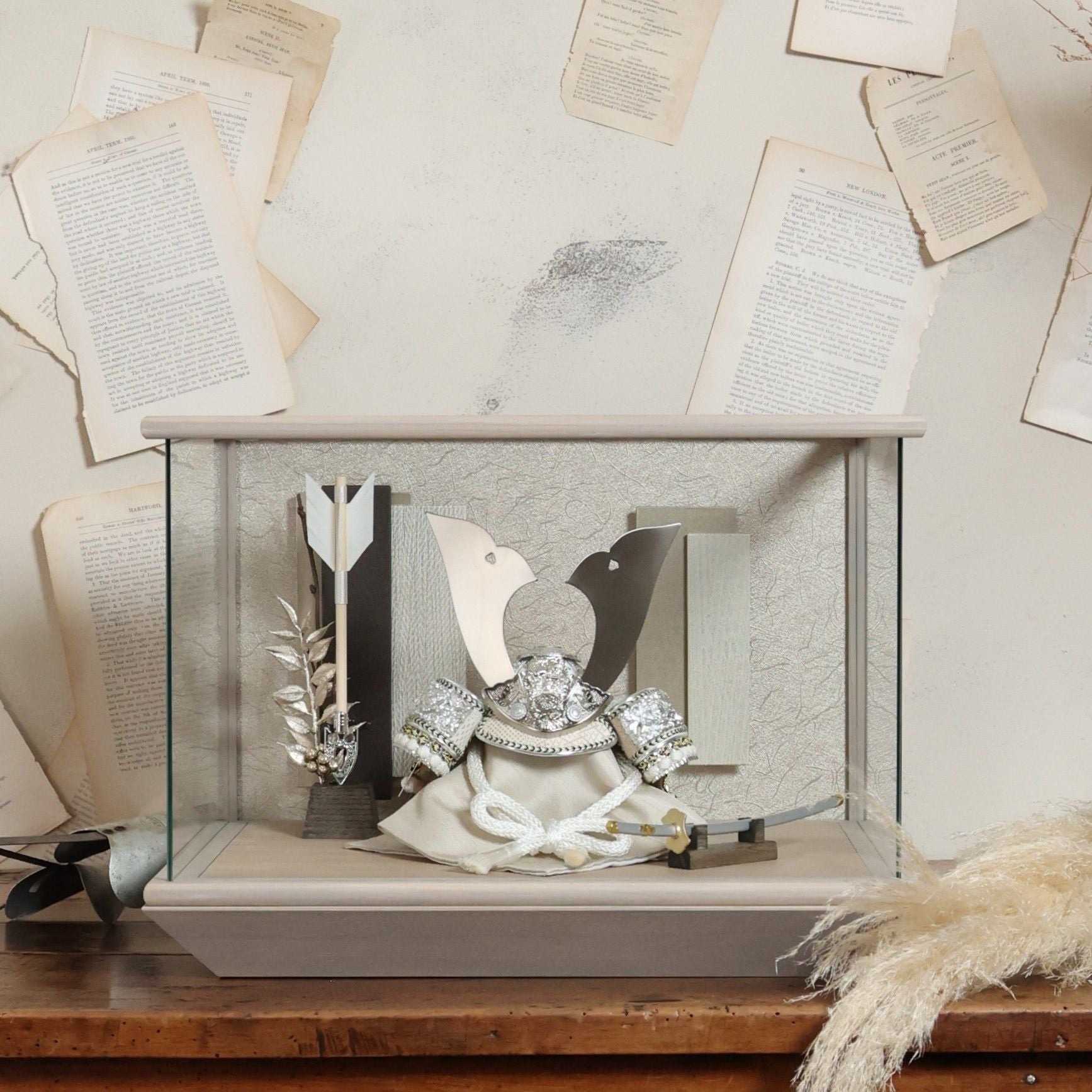 甲冑師「望月」作品　徠生　raiki｜26祈兜　ケース飾り