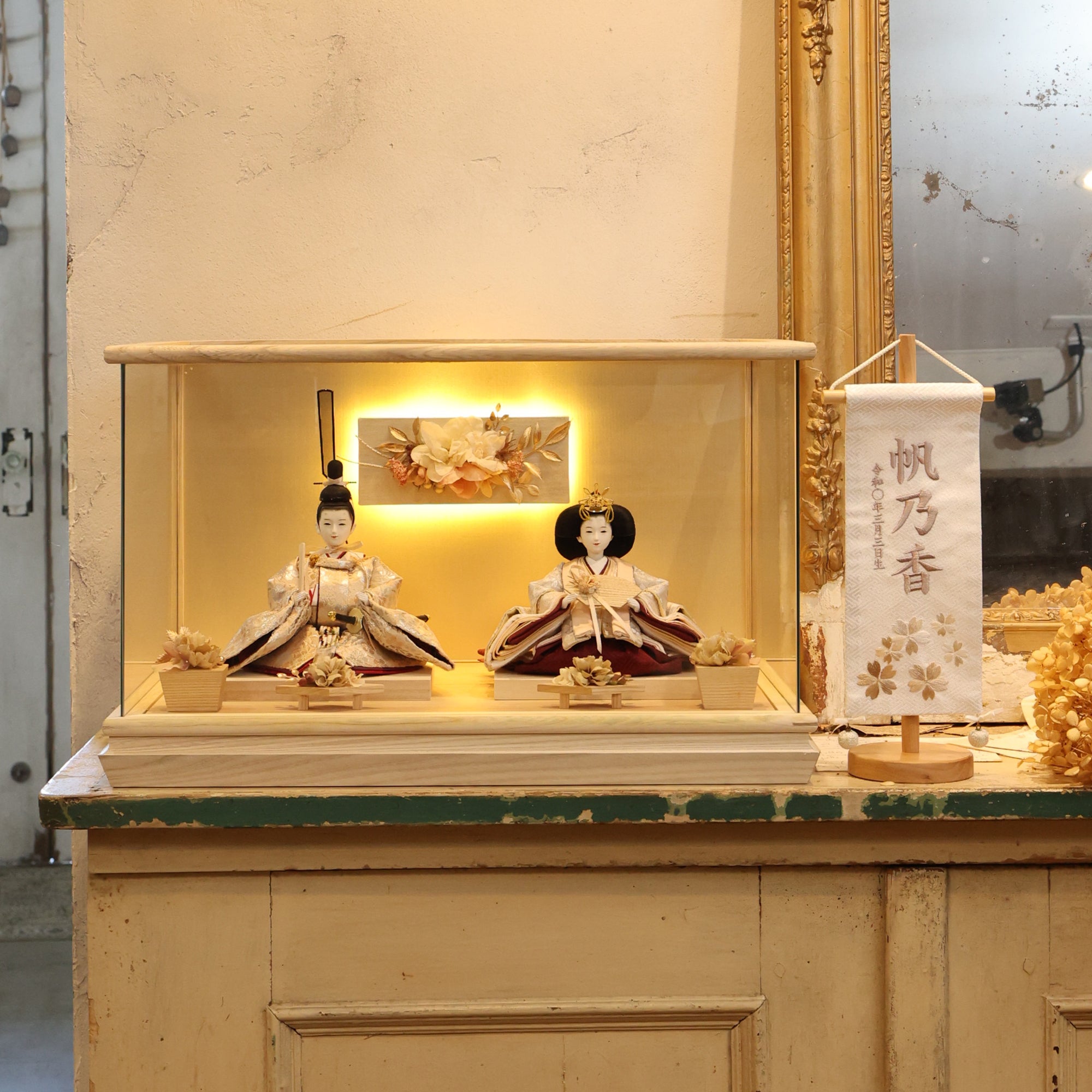 玲花　reika｜26雛人形ケース飾り