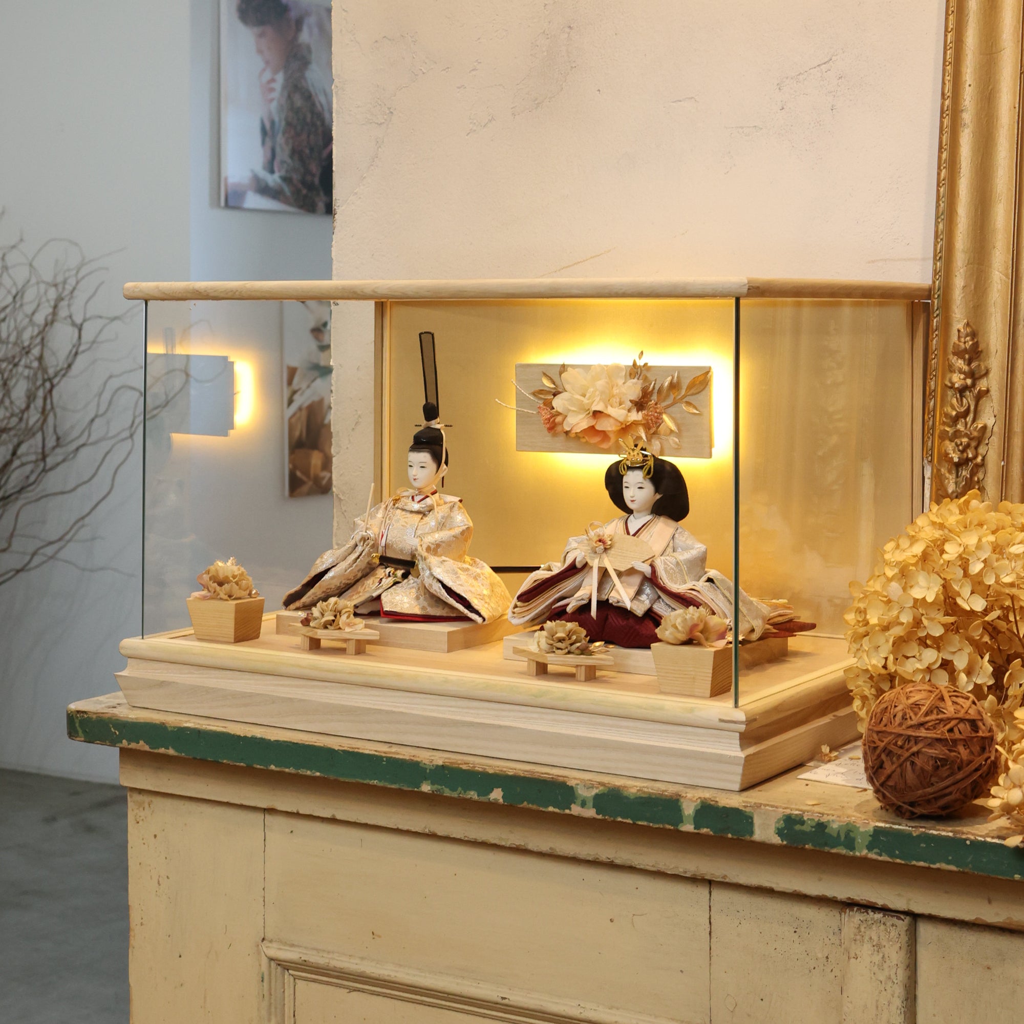 玲花　reika｜26雛人形ケース飾り