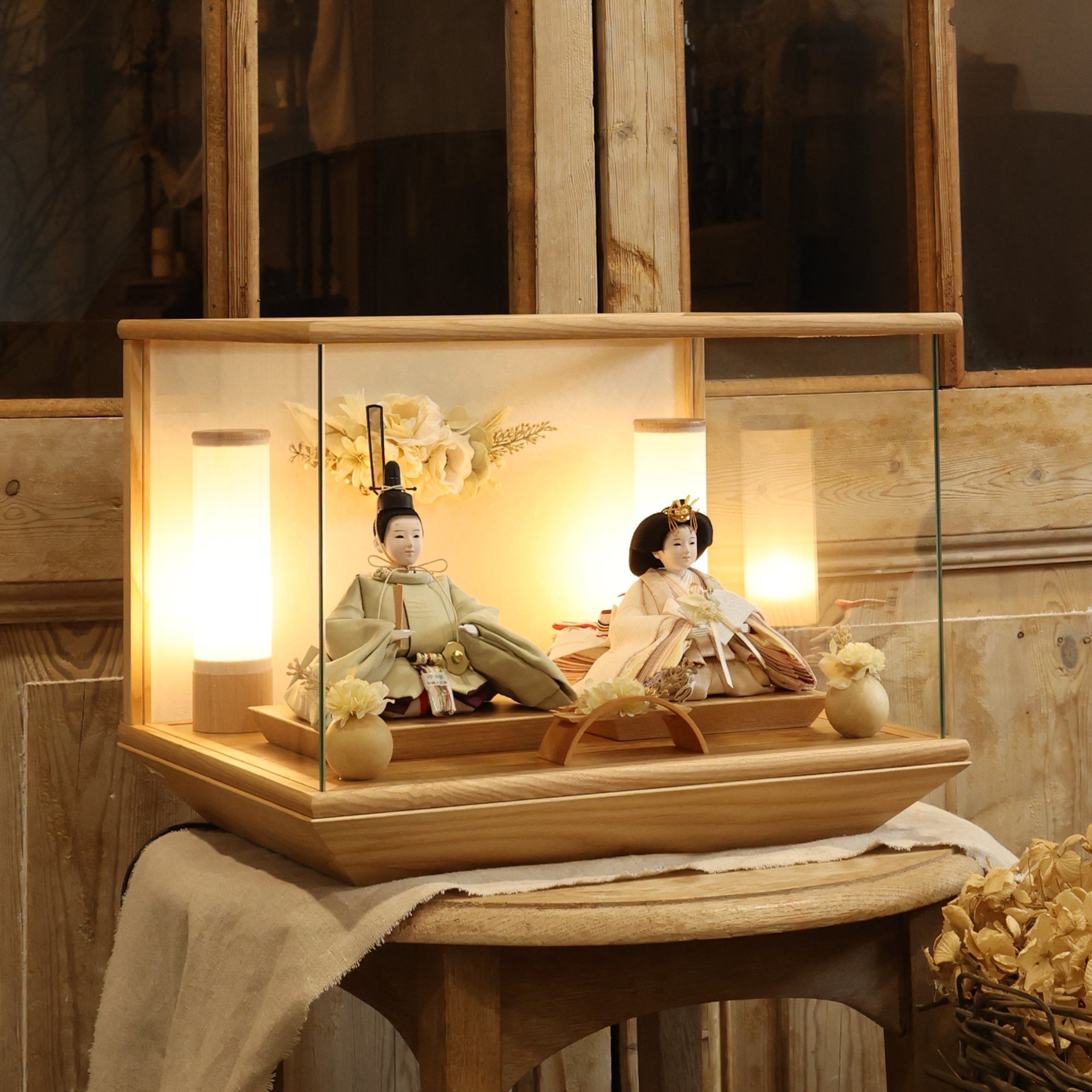 ゆずりは雛人形 祈ドールの雛人形｜りこな｜ケース飾り ｜雛人形（ひなにんぎょう）の